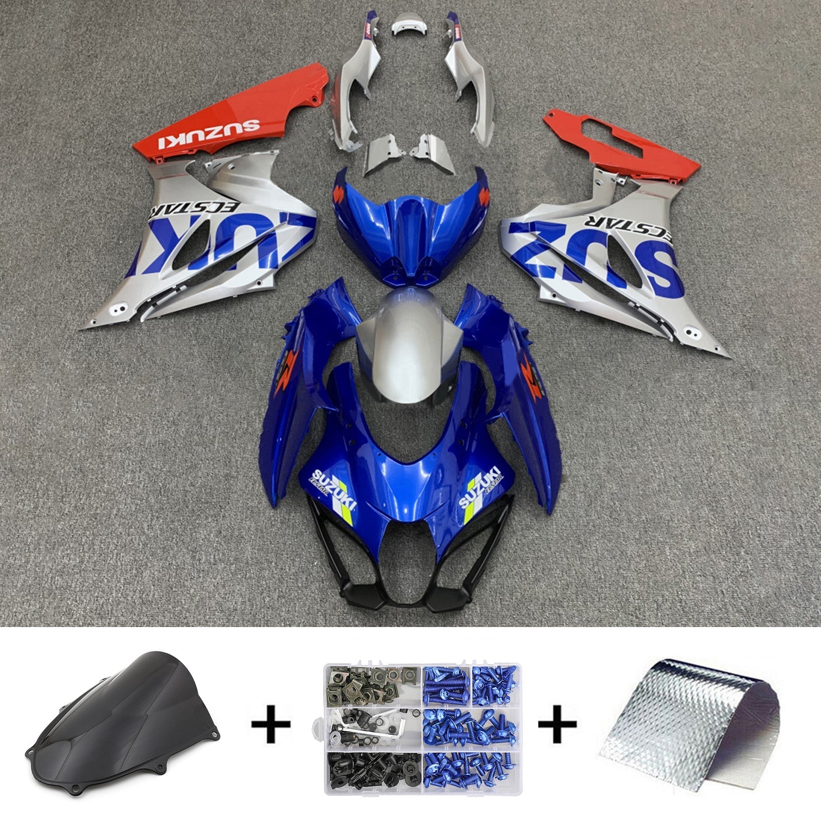 Suzuki GSXR1000 2017-2024 K17 Fairing Kit Bodywork Plastic ABS