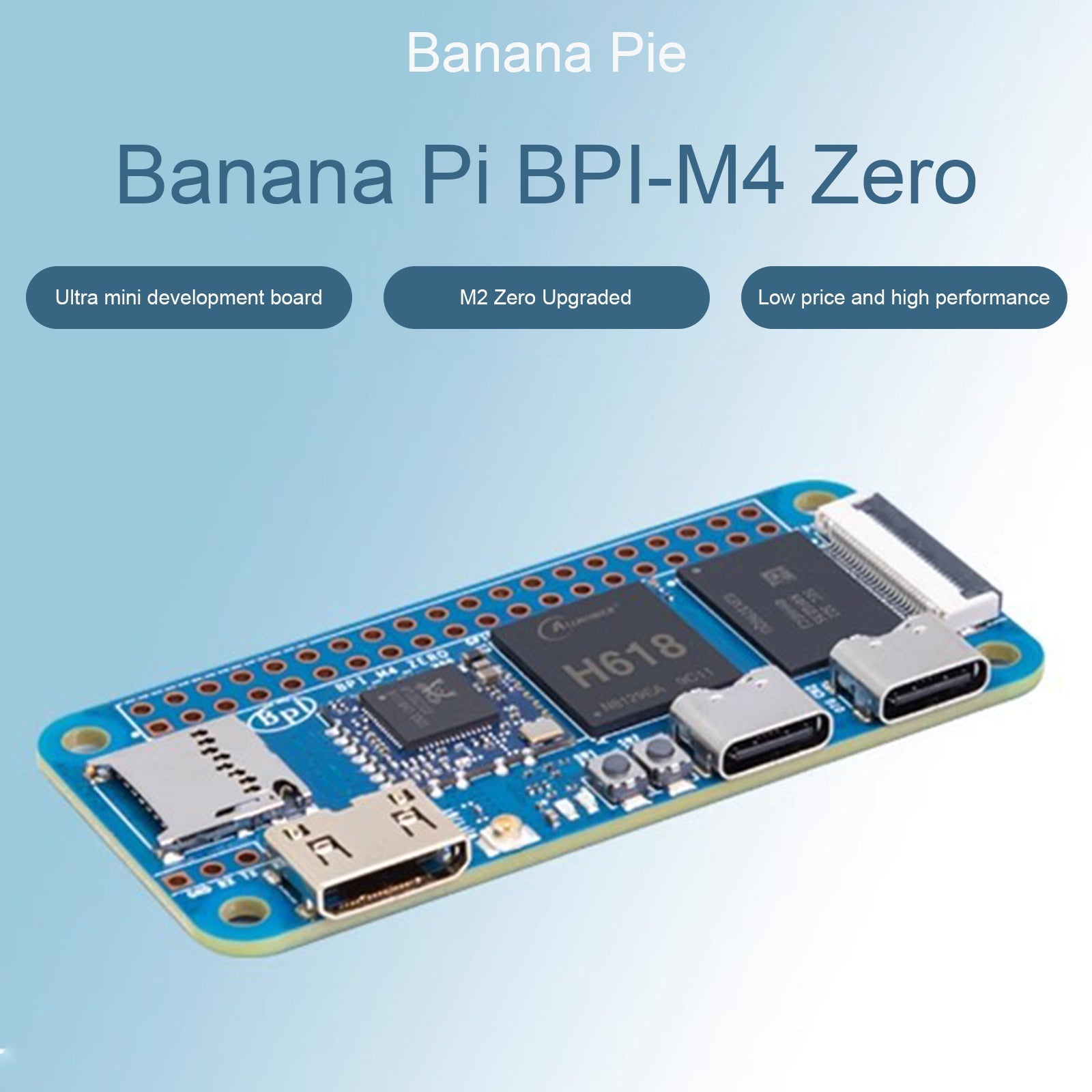 M4 Zero Development Board Quanzhi 618 Onboard WiFi Bluetooth BPI M4 Zero