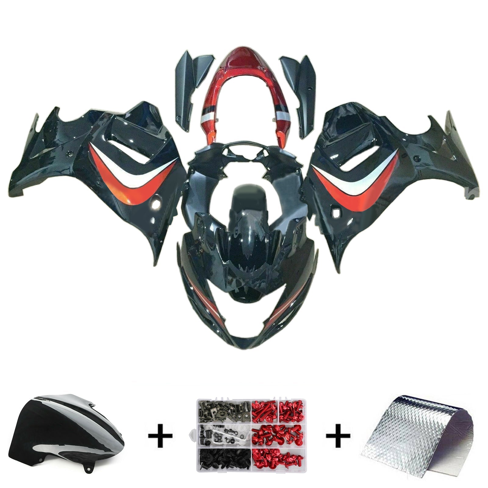 Amotopart Suzuki Katana GSX650F 2008-2013 Fairing Kit Bodywork Plastic ABS