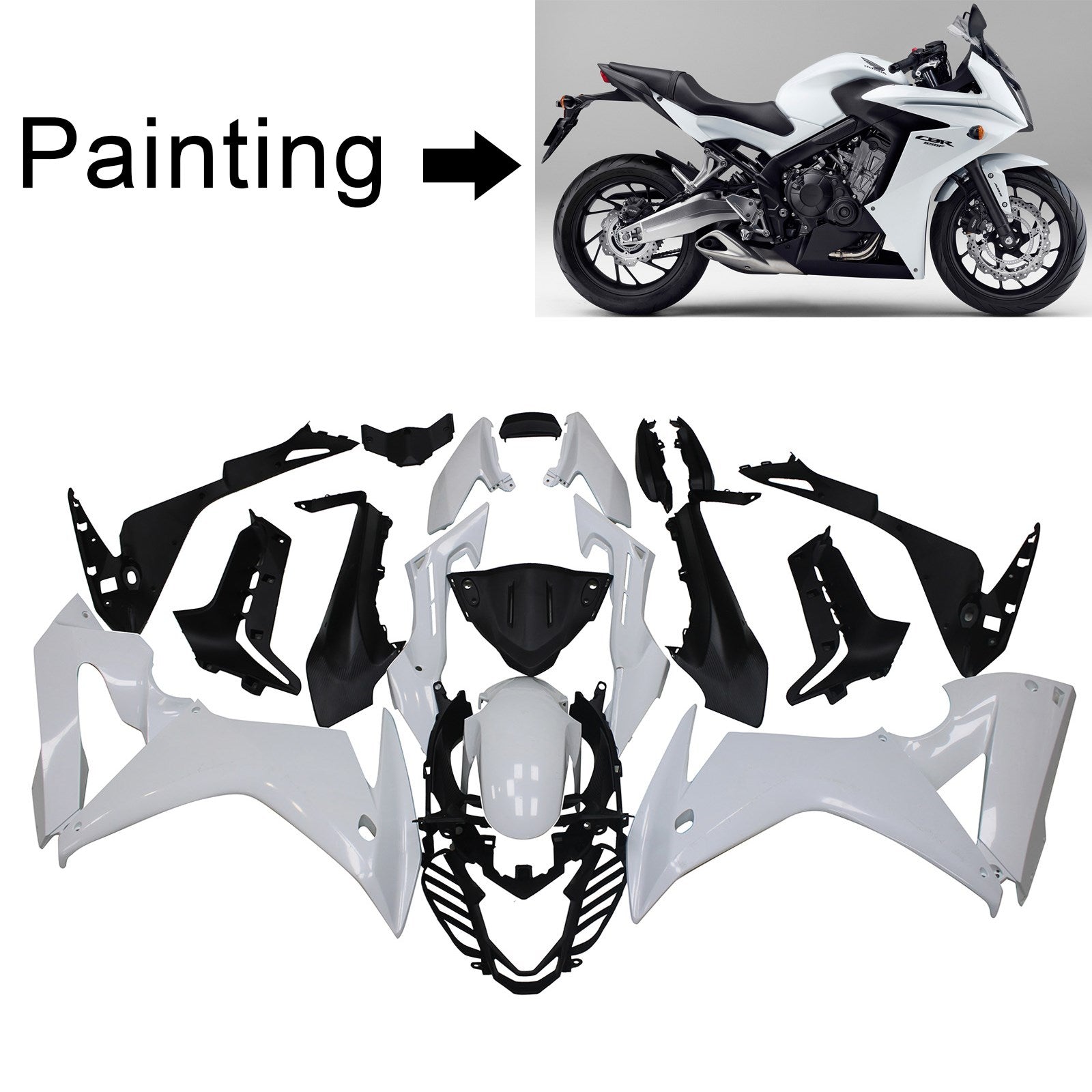 Honda CBR650F 2017-2019 Fairing Kit Bodywork Plastic ABS For