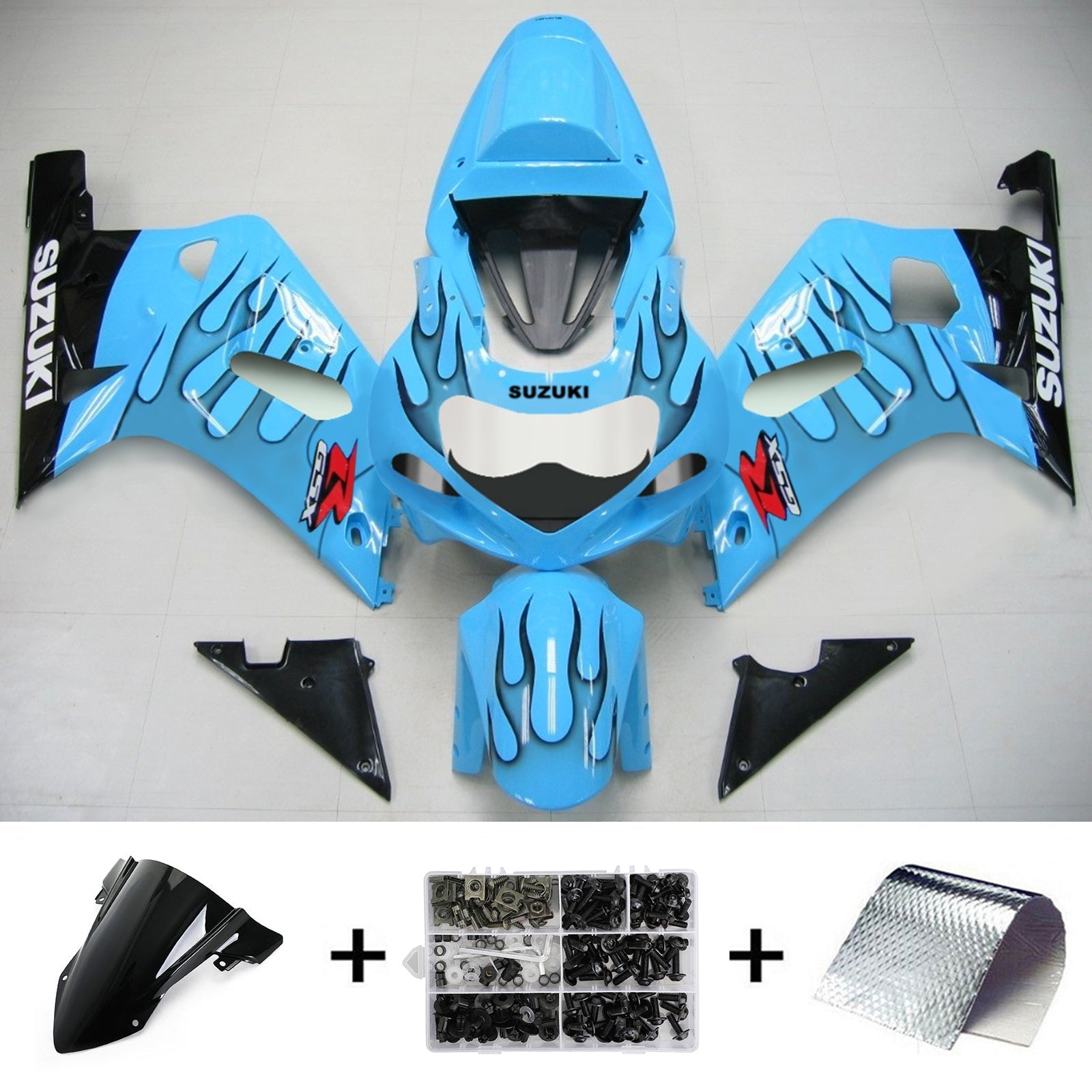 Suzuki GSXR750 2001-2003 
 Fairing Kit Bodywork Plastic ABS