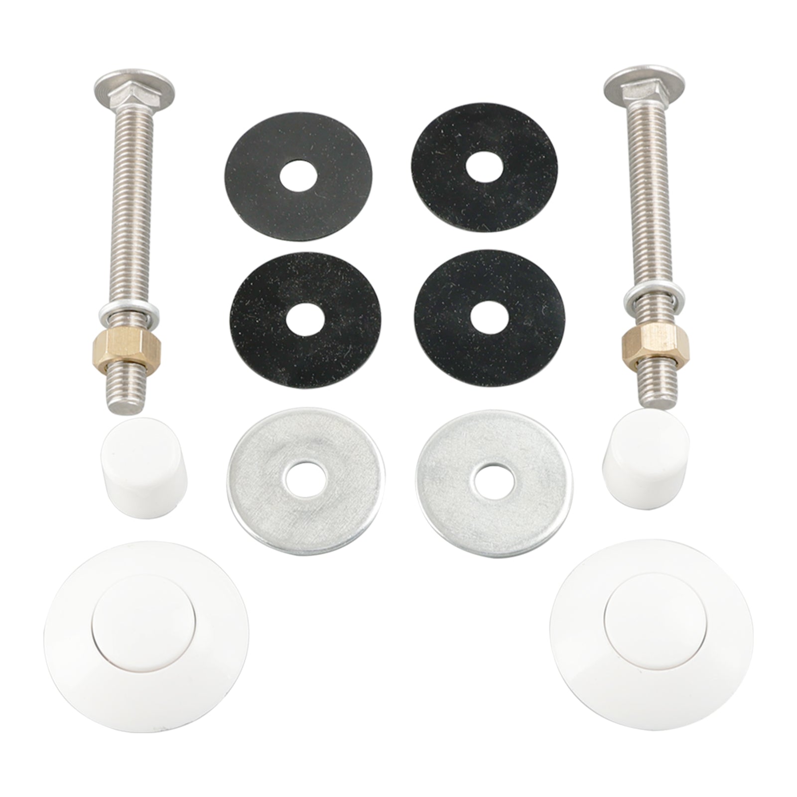 White Diving Board Mount kit 67-209-909-SS 5-1/2"Bolts 1-1/4&2"f/w