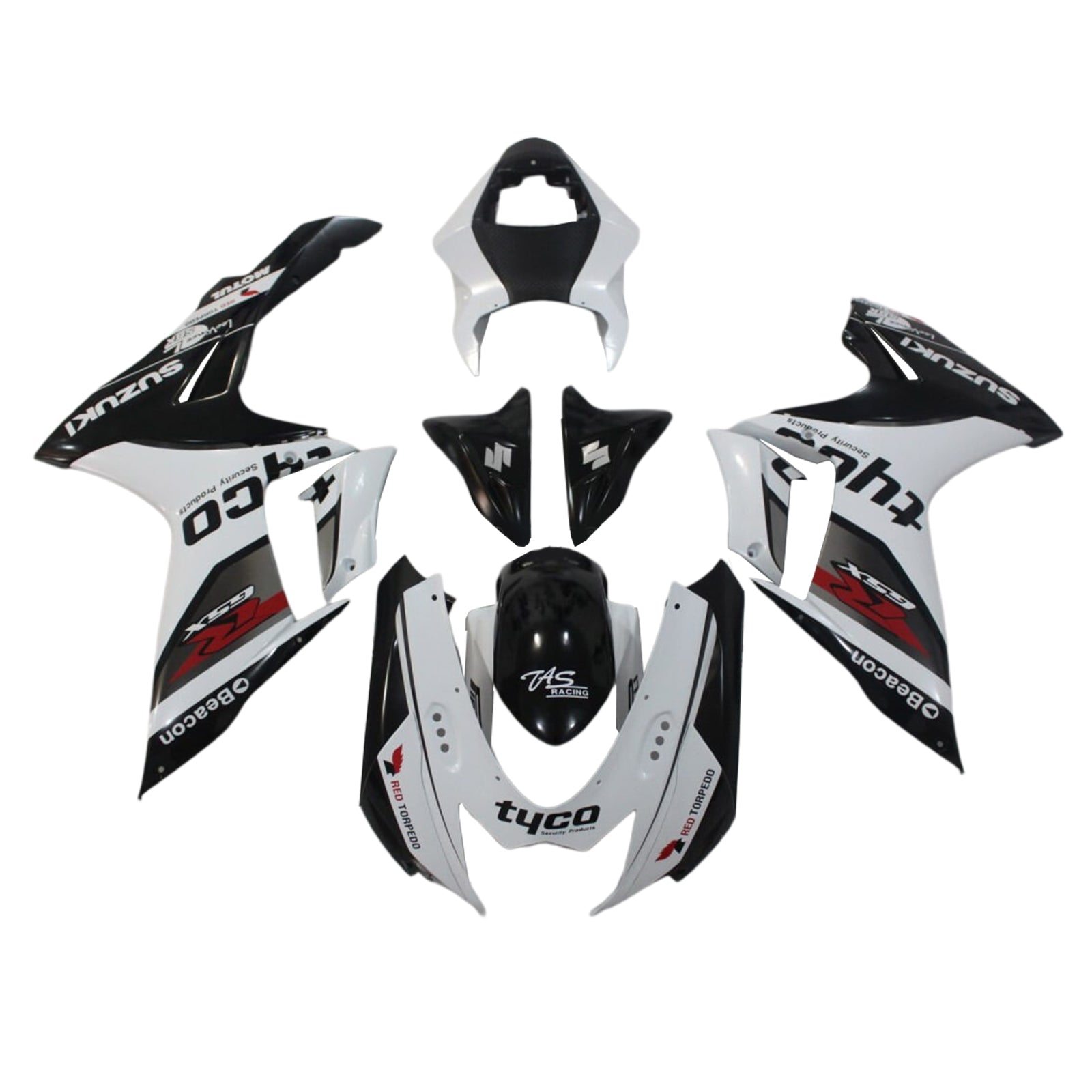 Amotopart Suzuki GSXR 600/750 2011-2024 K11 Fairing Kit Bodywork Plastic ABS