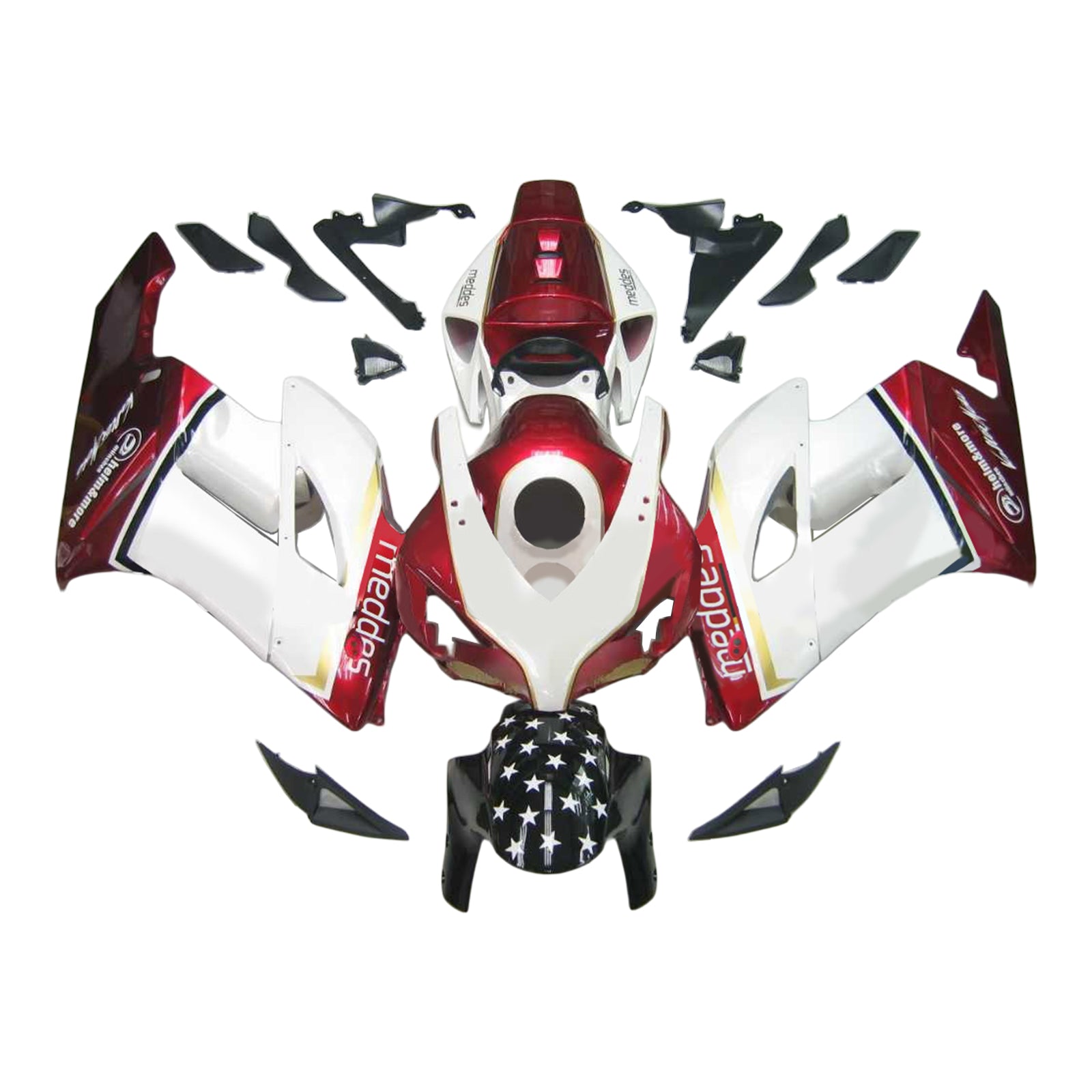 Honda CBR1000RR 2004-2005 Fairing Kit Bodywork Plastic ABS