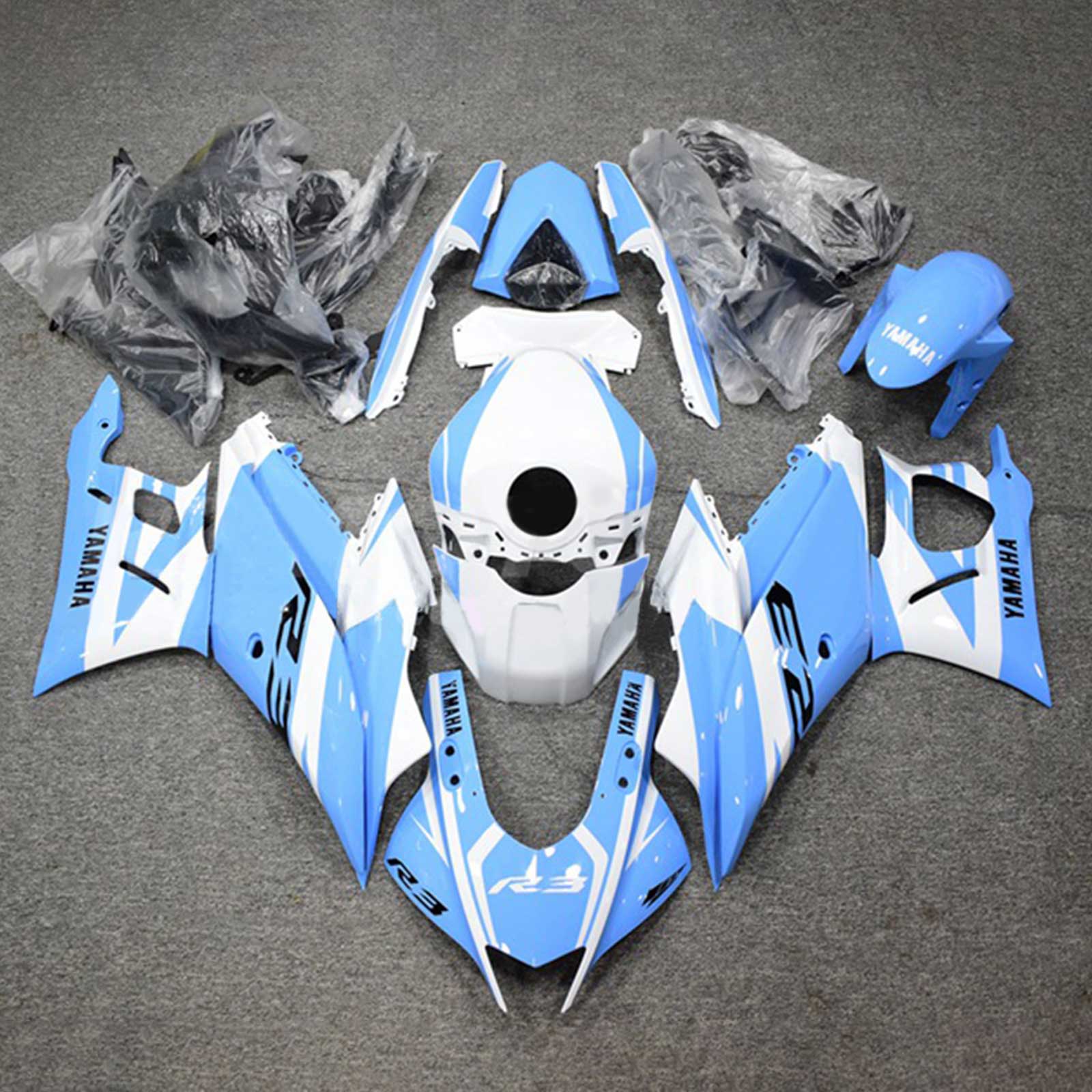 Yamaha YZF-R3 R25 2022-2024 Fairing Kit Bodywork Plastic ABS