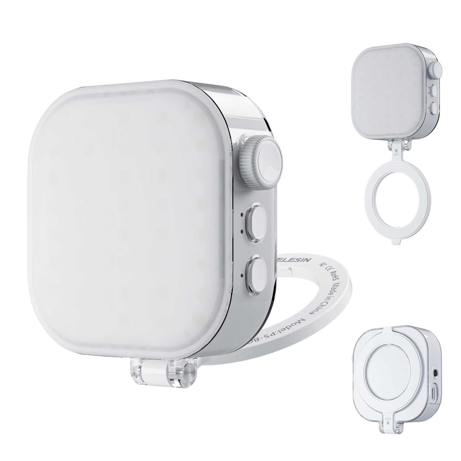 Full Color Mobile Phone Magnetic ICE Cube Light Mini Desktop Portable Fill Light