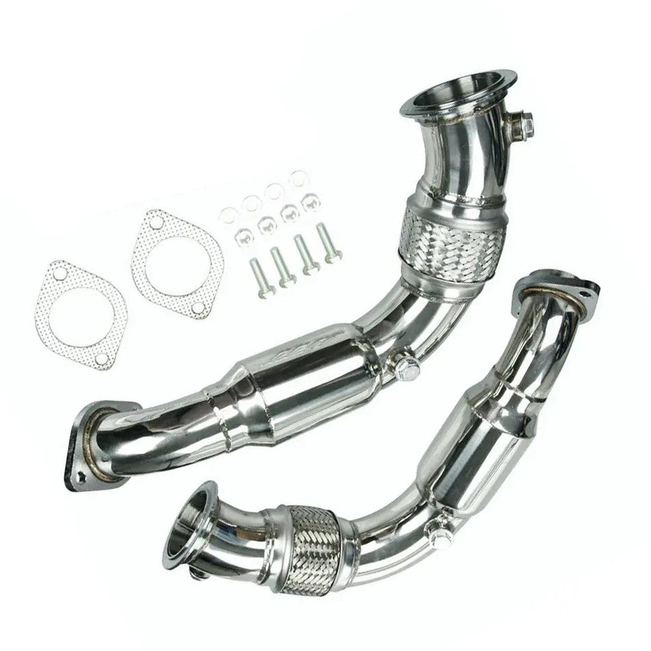 Downpipe Exhaust for 2008-2014 BMW X6/X5 550I 650I 750I B7 N63B44 4.4L V8 Twin Turbo