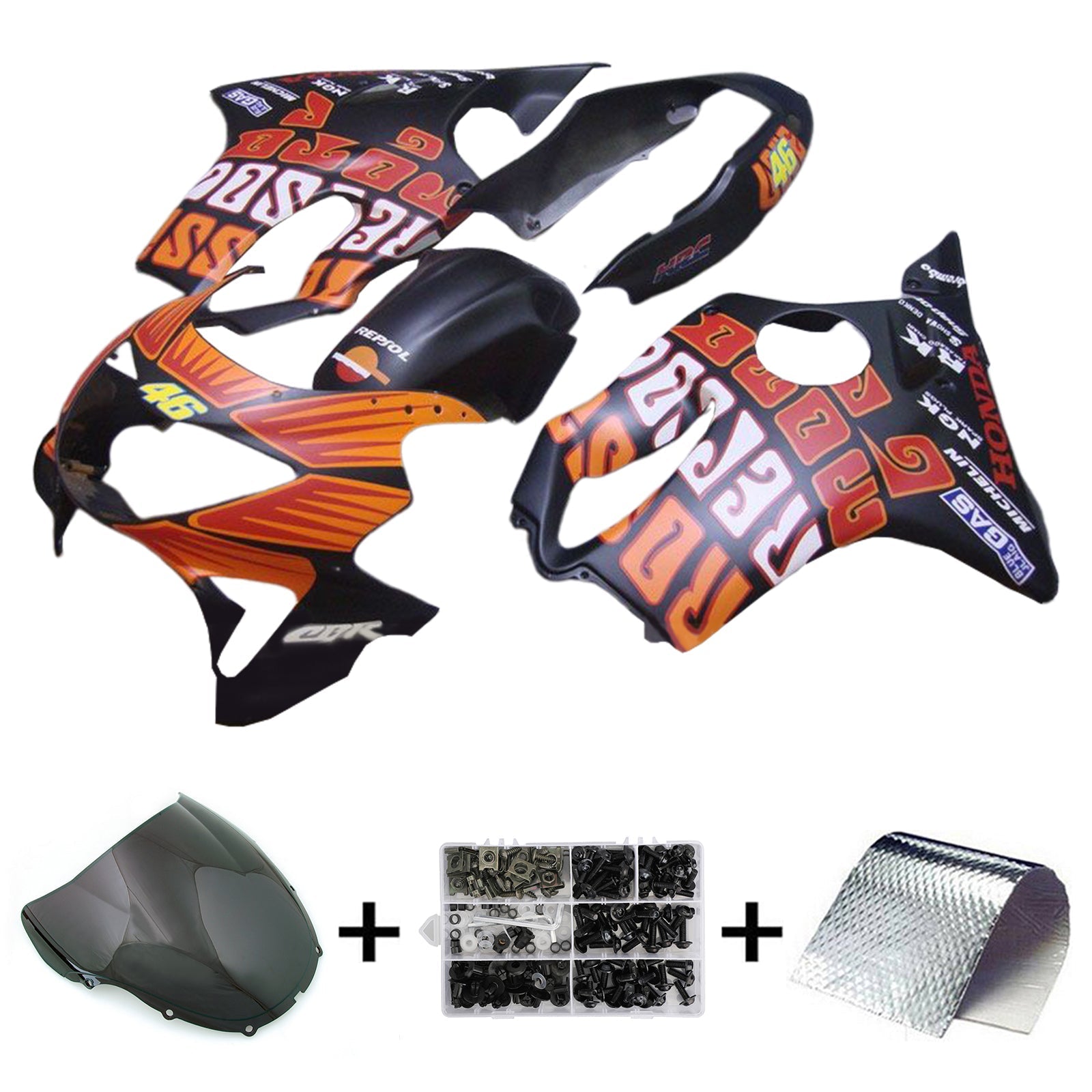 Honda CBR600 F4 1999-2000 Fairing Kit Bodywork Plastic ABS