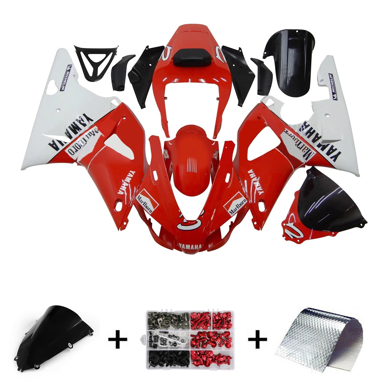 Yamaha YZF-R1 1998-1999 Kit Carenado Carrocería Plástico ABS