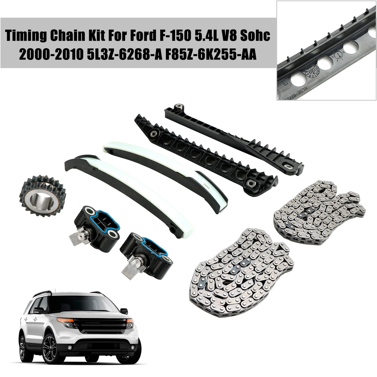 2000-2010 Mercury Mountaineer Timing Chain Kit 5L3Z-6268-A F85Z-6K255-AA Fedex Express