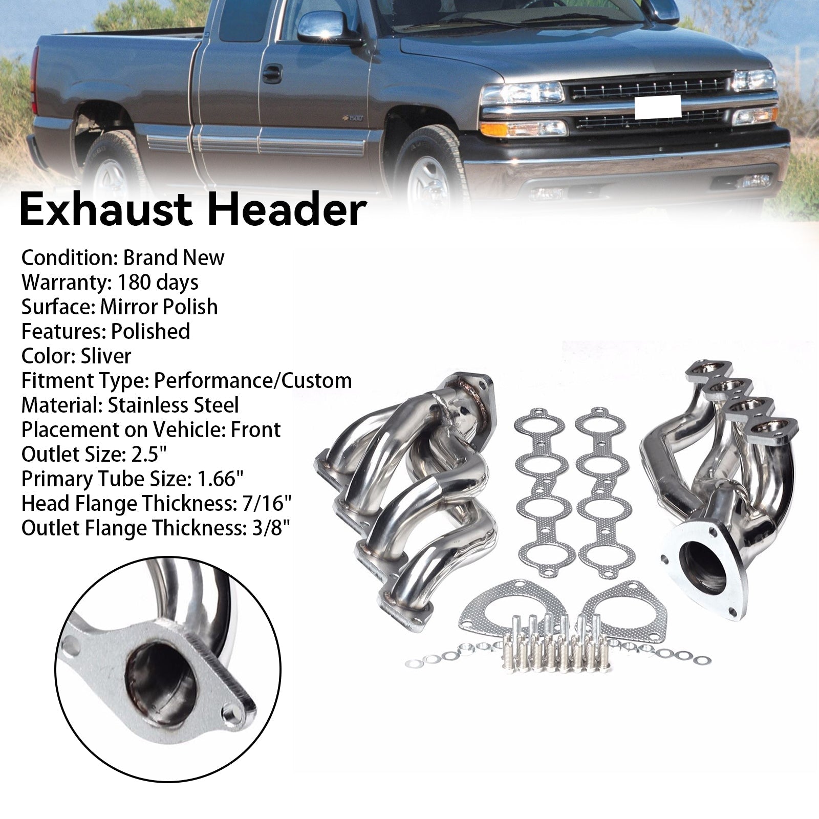 2002-2006 Chevrolet Avalanche 1500 5.3L Colectores