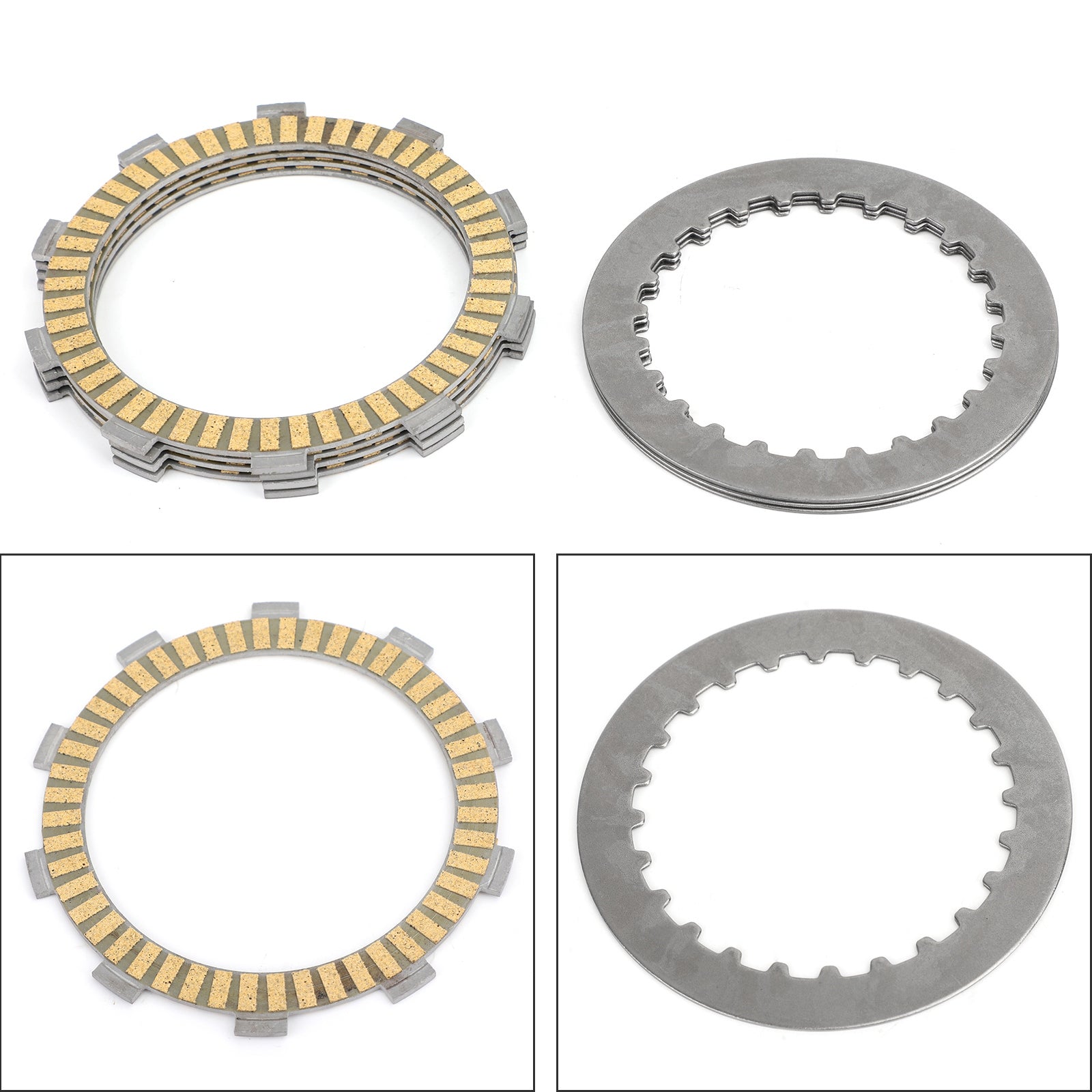 Clutch Kit Steel & Friction Plates for Yamaha YZF R15/SP FZ-16 FZ16 2010-2018 Generic