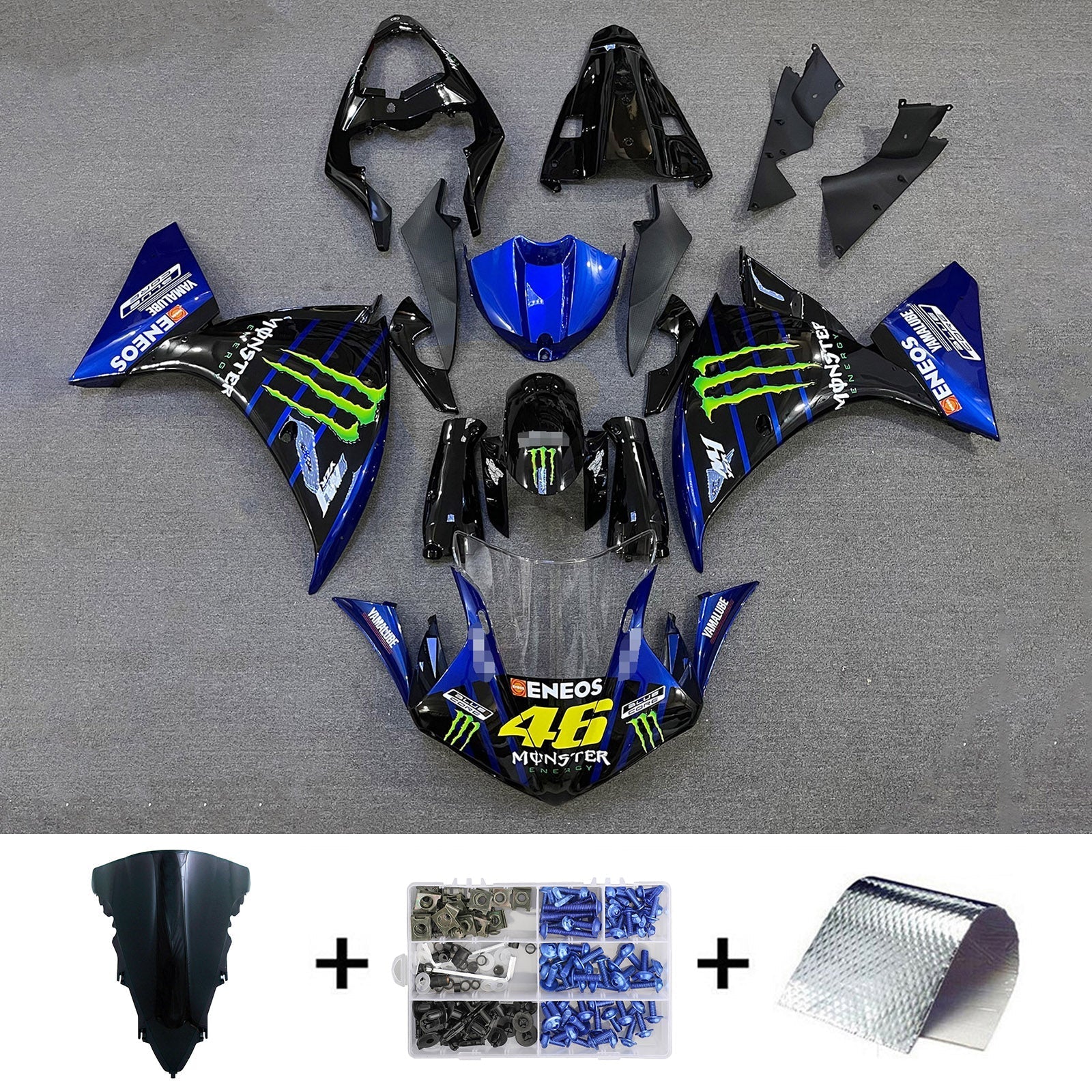 Yamaha YZF-R1 2012-2014 Fairing Kit Bodywork Plastic ABS