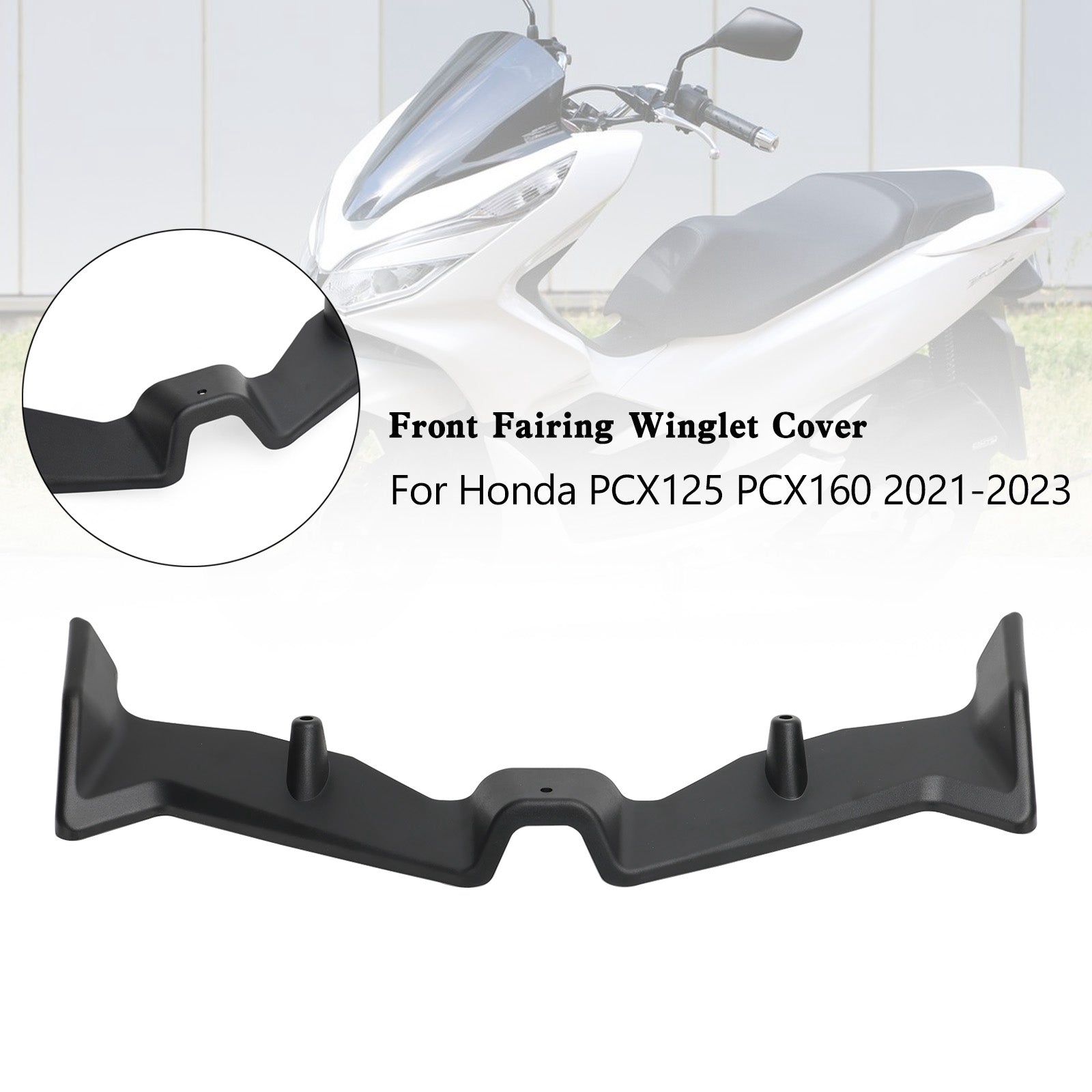 Honda Pcx125 Pcx160 2021-2023 Front Fairing Aerodynamic Winglet Cover Durable