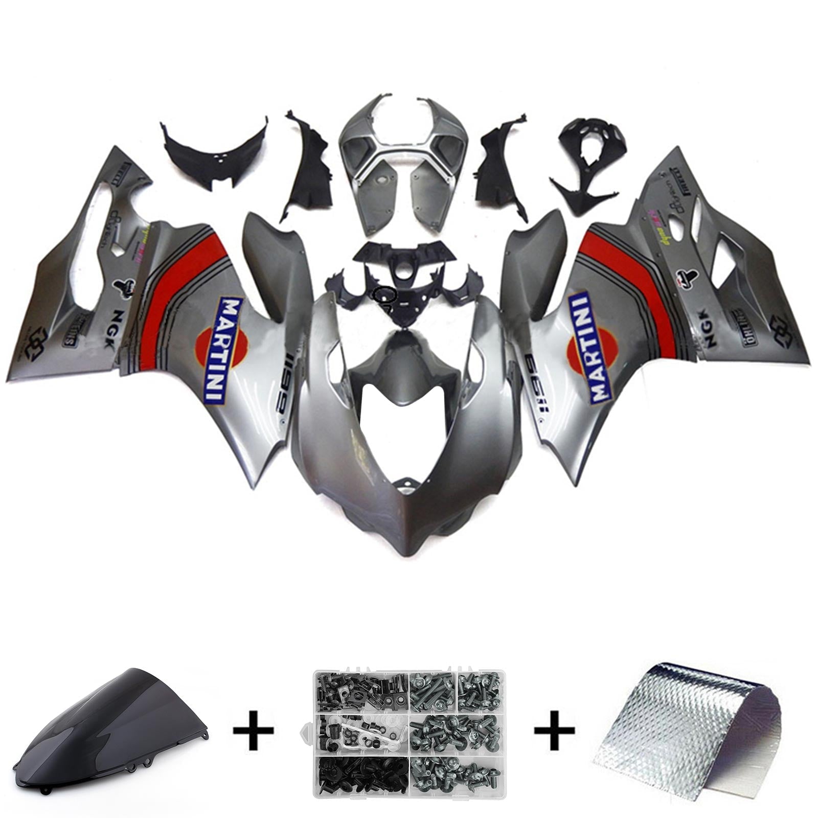 Ducati 1199 899 2012-2015 Kit Carenado Carrocería Plástico ABS