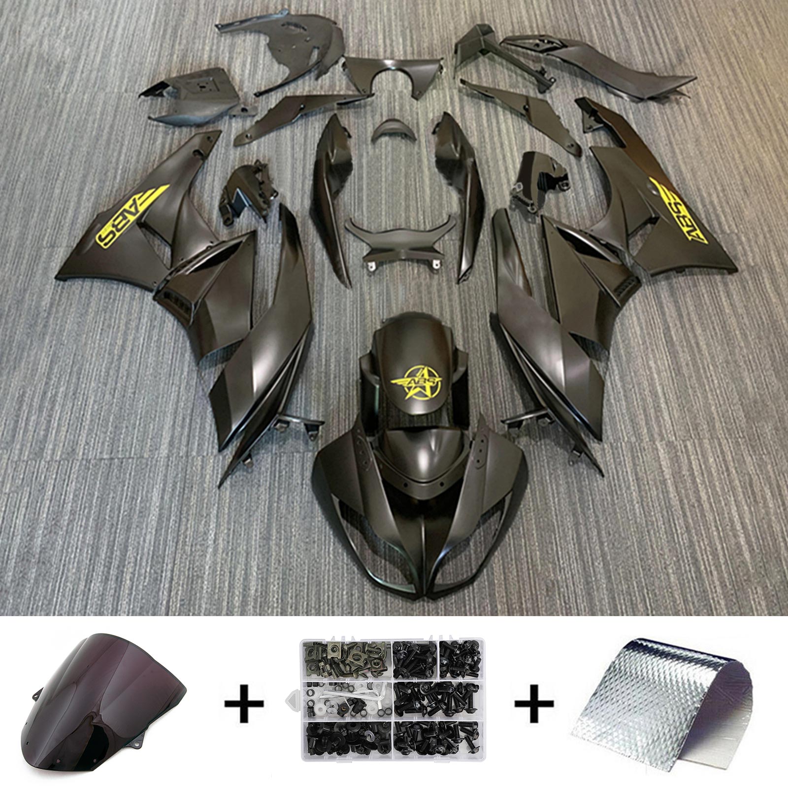 Kawasaki ZX6R 636 2009-2012 Kit Carenado Carrocería Plástico ABS