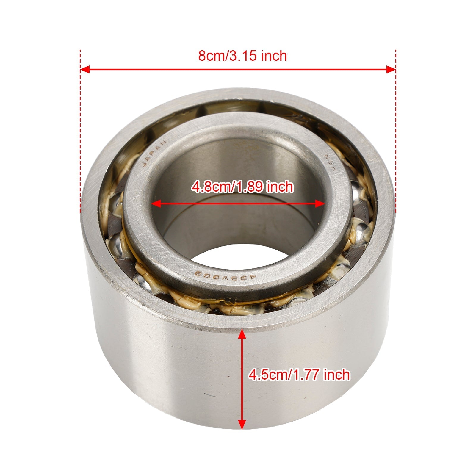 Toyota Crown/ Crown Majesta UZS143/UZS145 4WD 1991-1995 Rear Wheel Bearing 43X80X50X45 DAC43800050-45 90369-43005