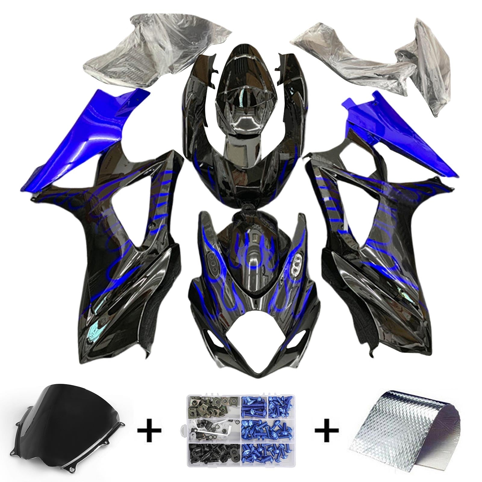 Suzuki GSXR1000 2007-2008 K7 Fairing Kit Bodywork Plastic ABS