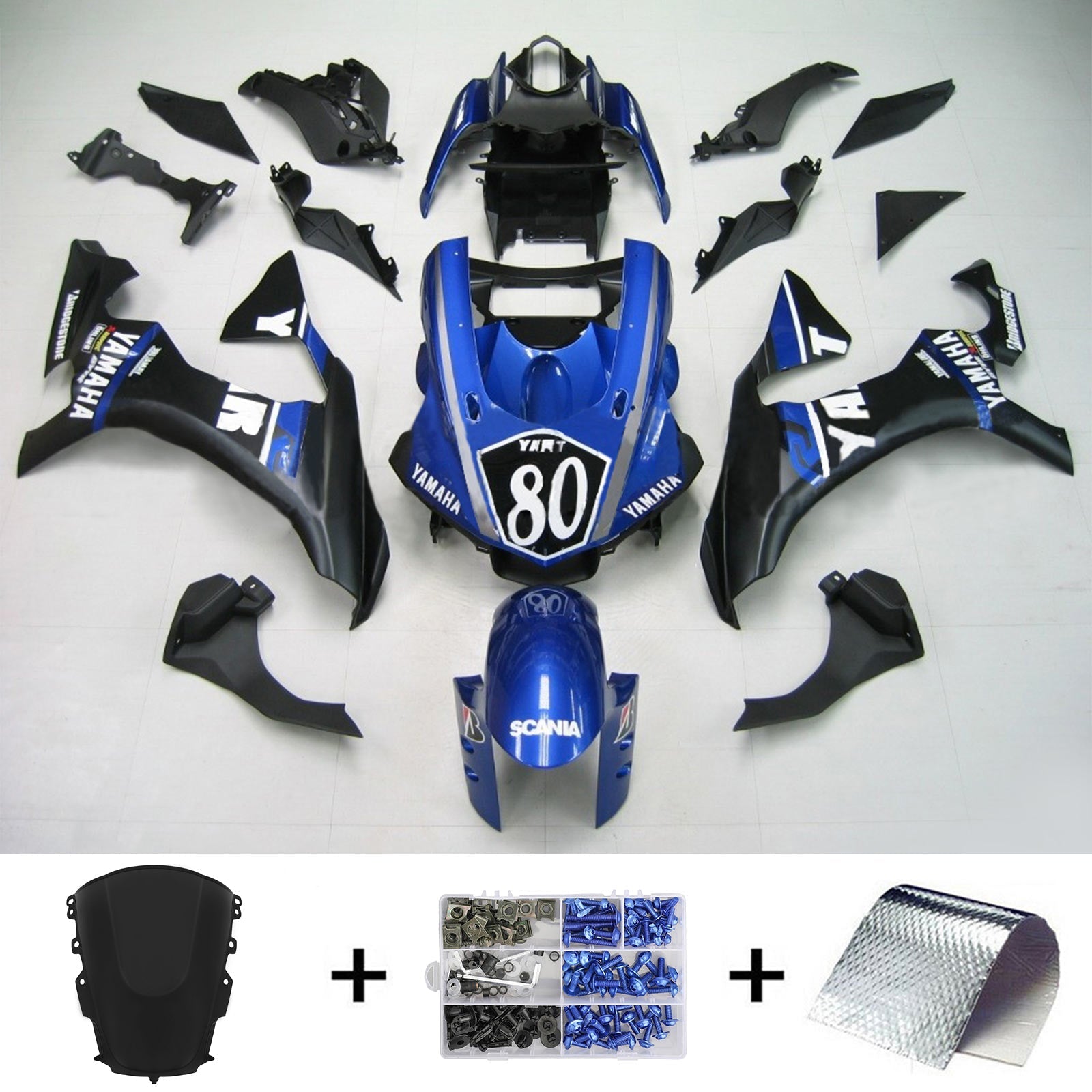 Yamaha YZF R1 2020-2024 Fairing Kit Bodywork Plastic ABS