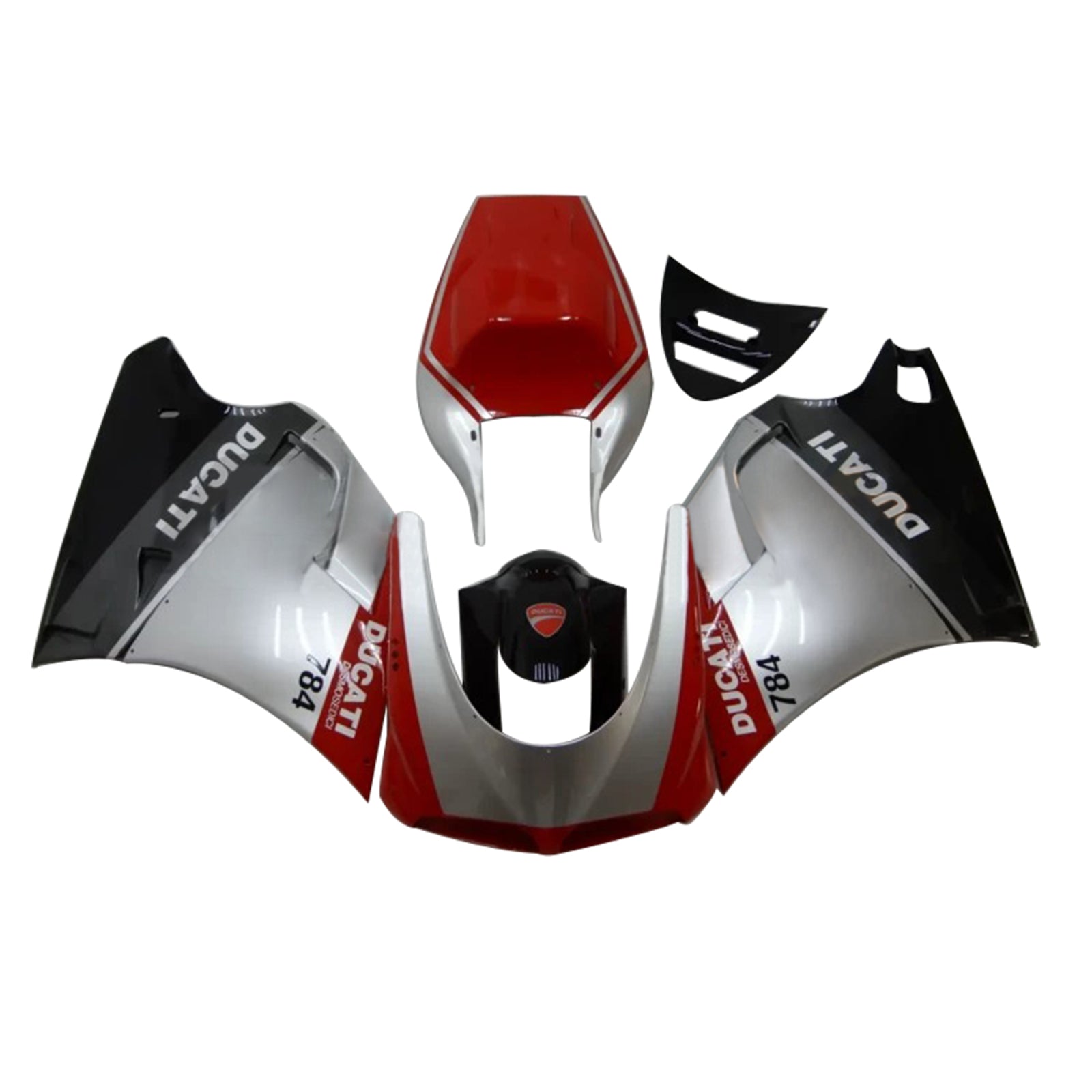 Amotopart Ducati 996 748 1996-2002 Fairing Kit Bodywork ABS