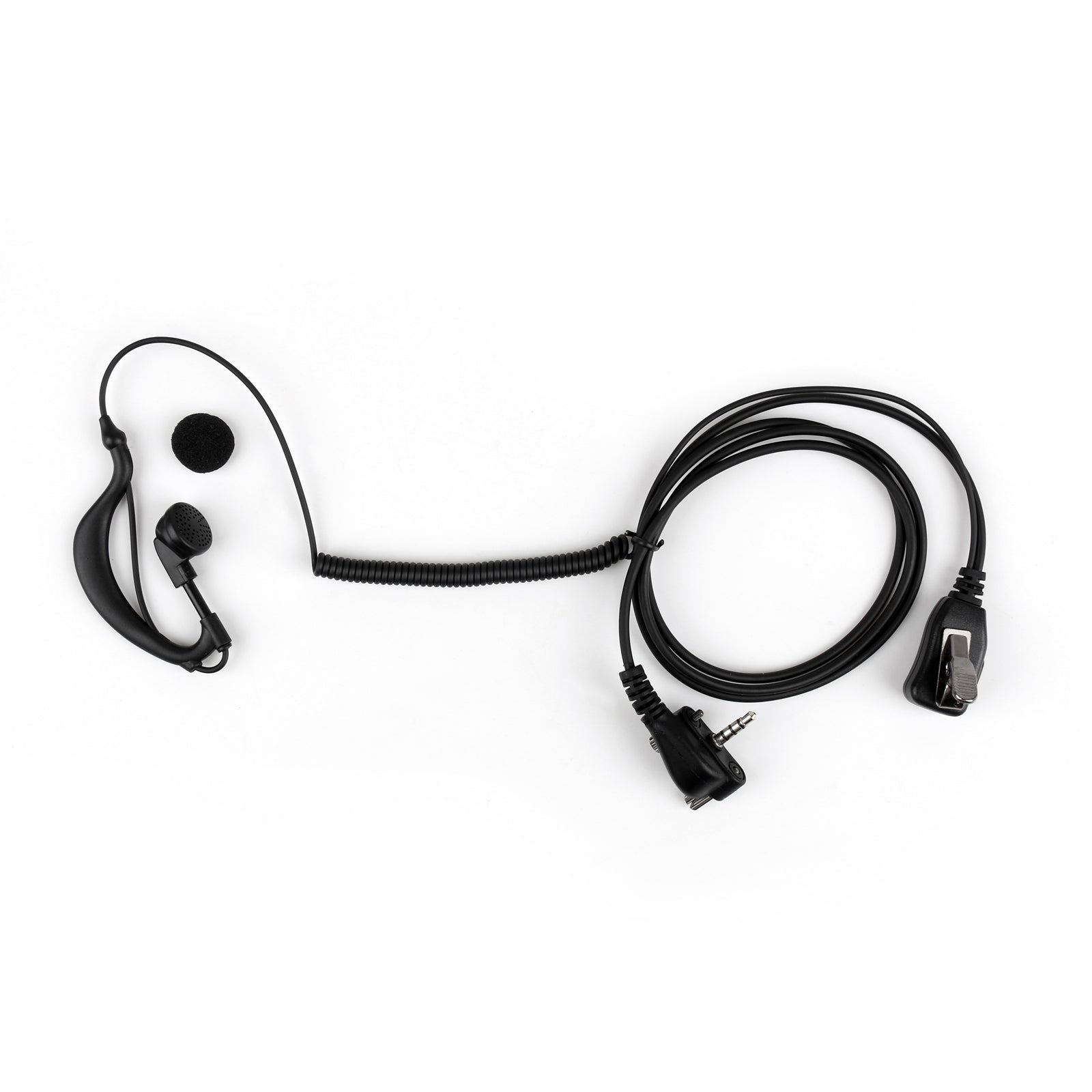 1Pcs 3.5mm G-shape Curve Earpiece Headset PTT For Vertex VX231 VX261 VX264 VX351