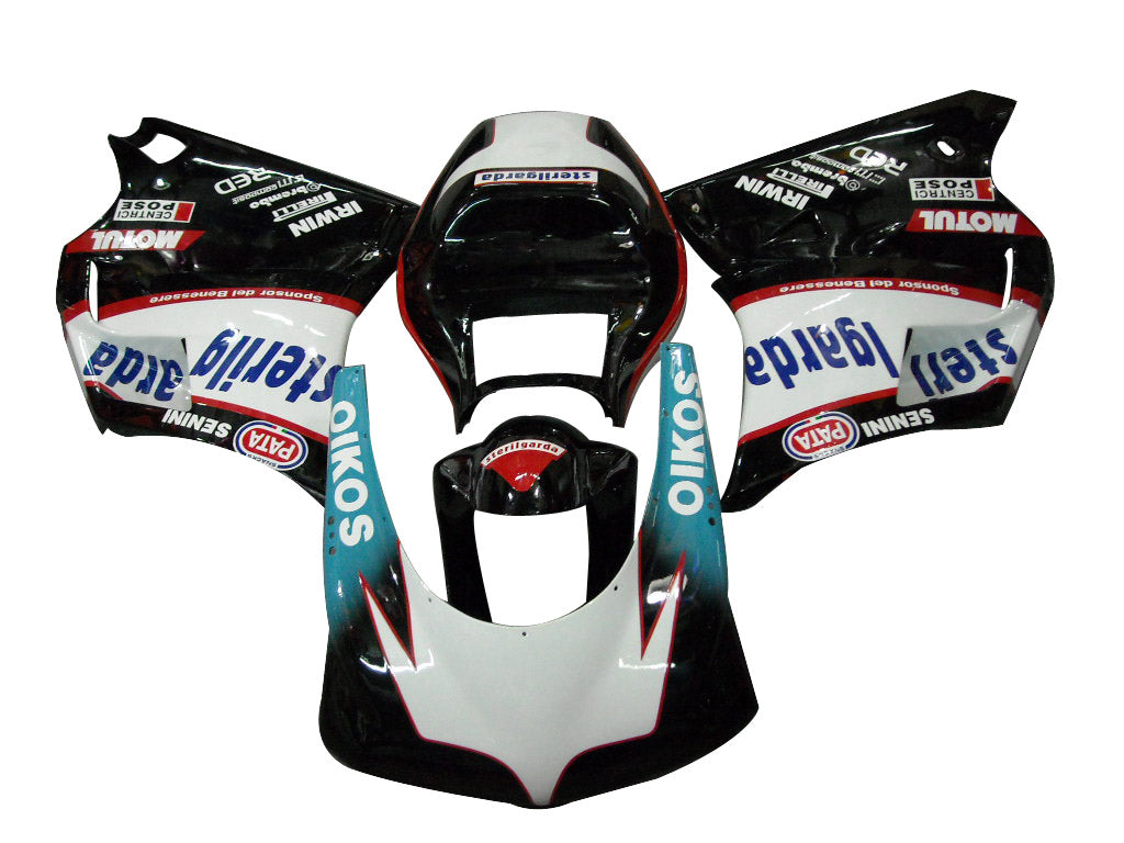 Fairings for 1996-2002 Ducati 996 Black White Sterilgarda Generic