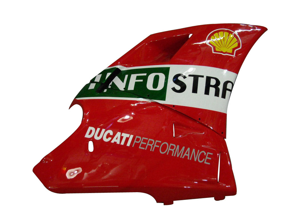 Fairings for 1996-2002 Ducati 996 Red White Infostrada Generic