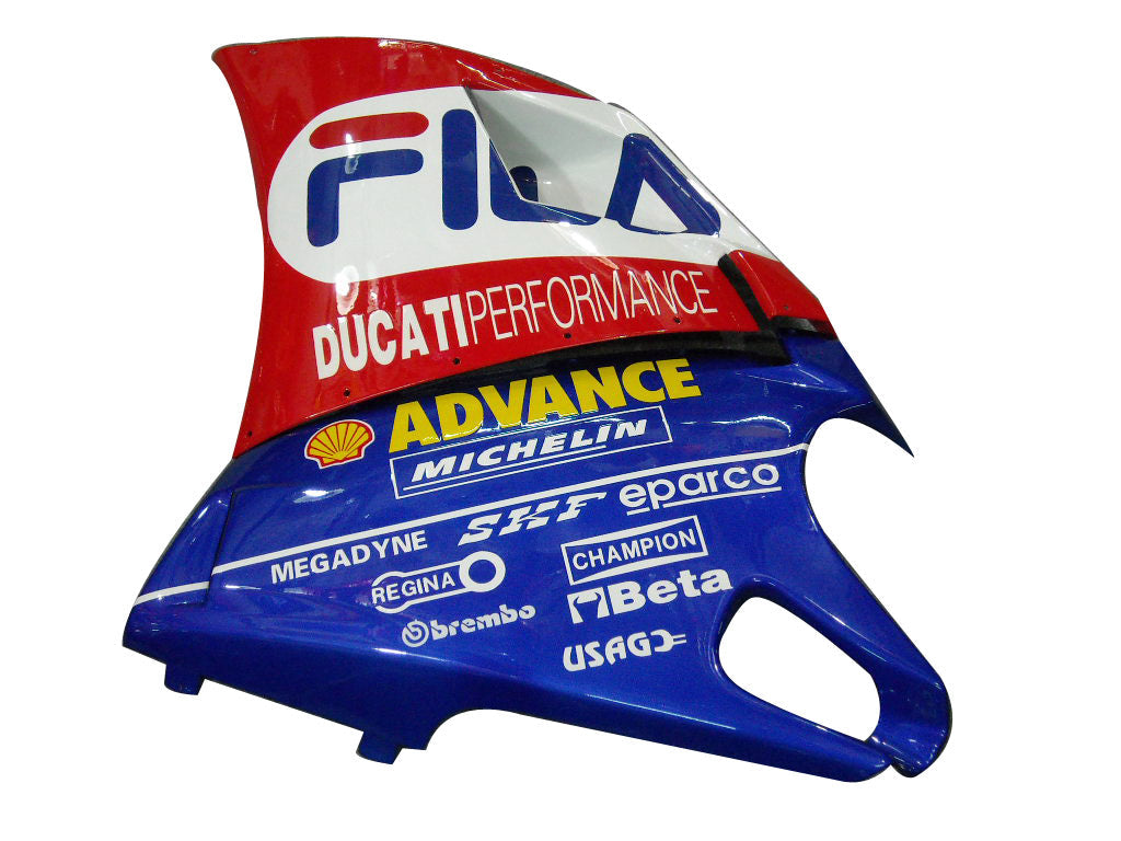 Fairings for 1996-2002 Ducati 996 Red White Blue Fila Generic