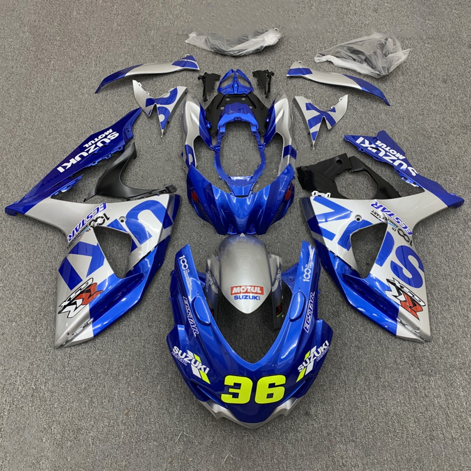 Amotopart Suzuki GSXR1000 2009-2016 K9 Fairing Kit Bodywork Plastic ABS