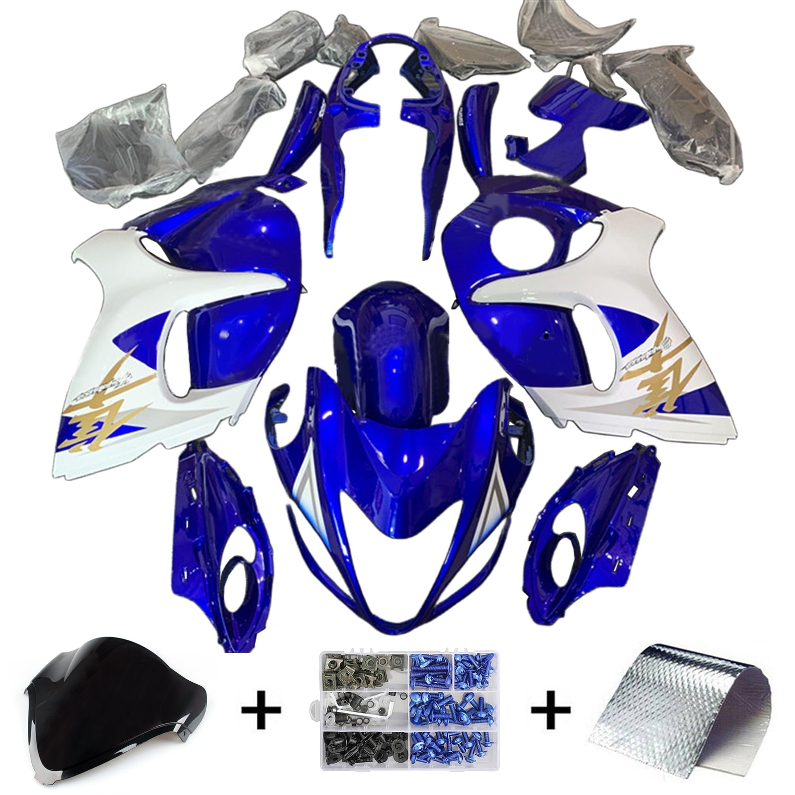 Suzuki Hayabusa GSX1300R 2008-2020 Fairing Kit Bodywork Plastic ABS