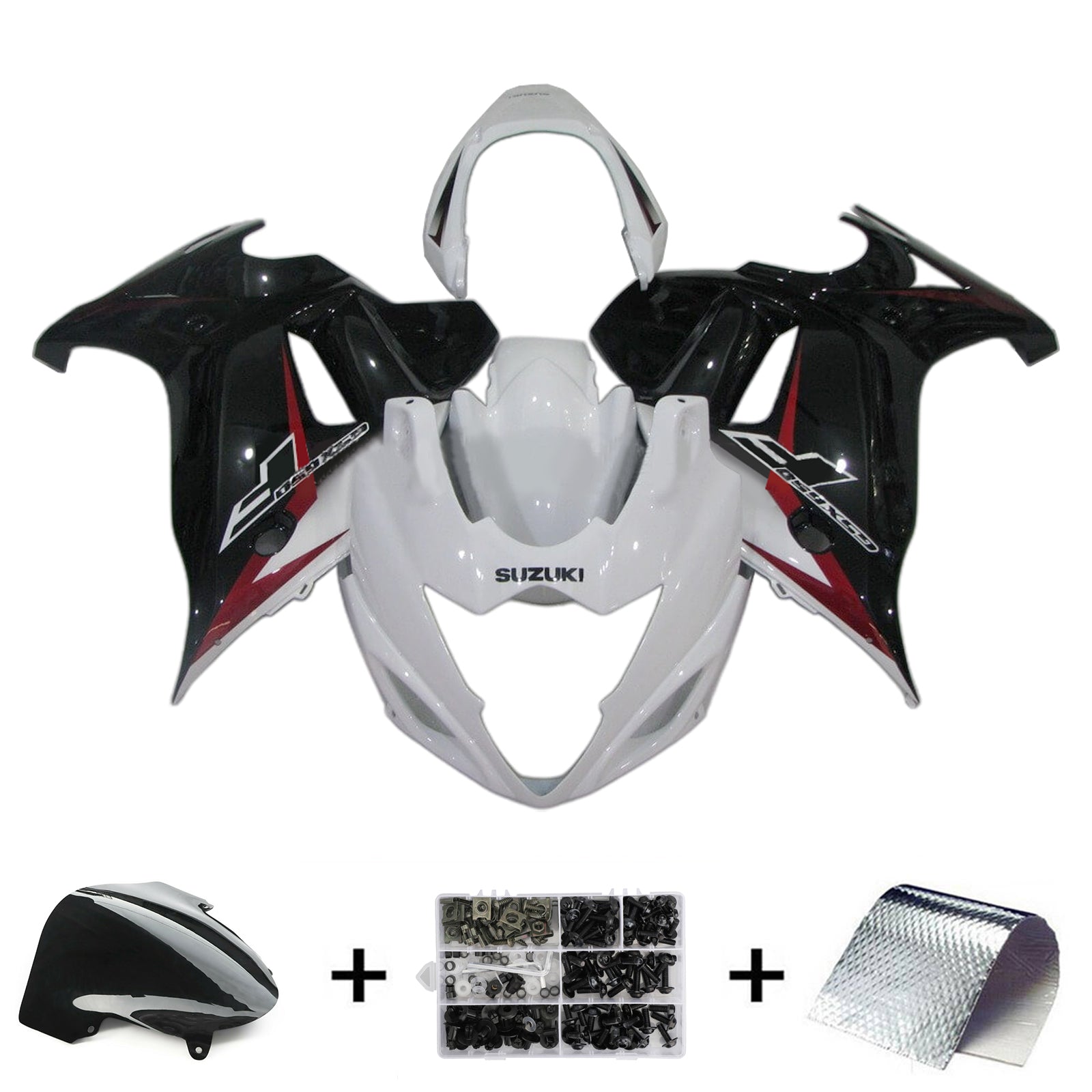 Amotopart Suzuki Katana GSX650F 2008-2013 Fairing Kit Bodywork Plastic ABS