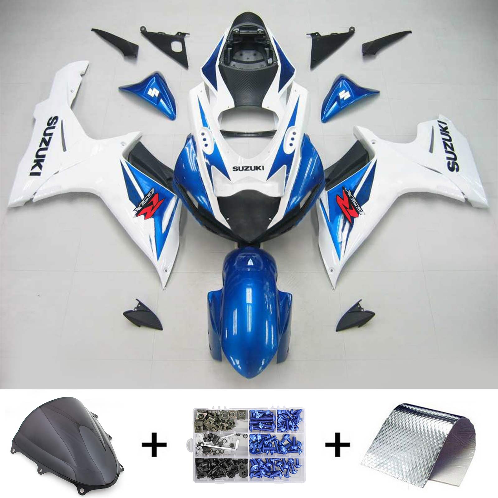 Suzuki GSXR 600/750 2011-2024 K11 Fairing Kit Bodywork Plastic ABS