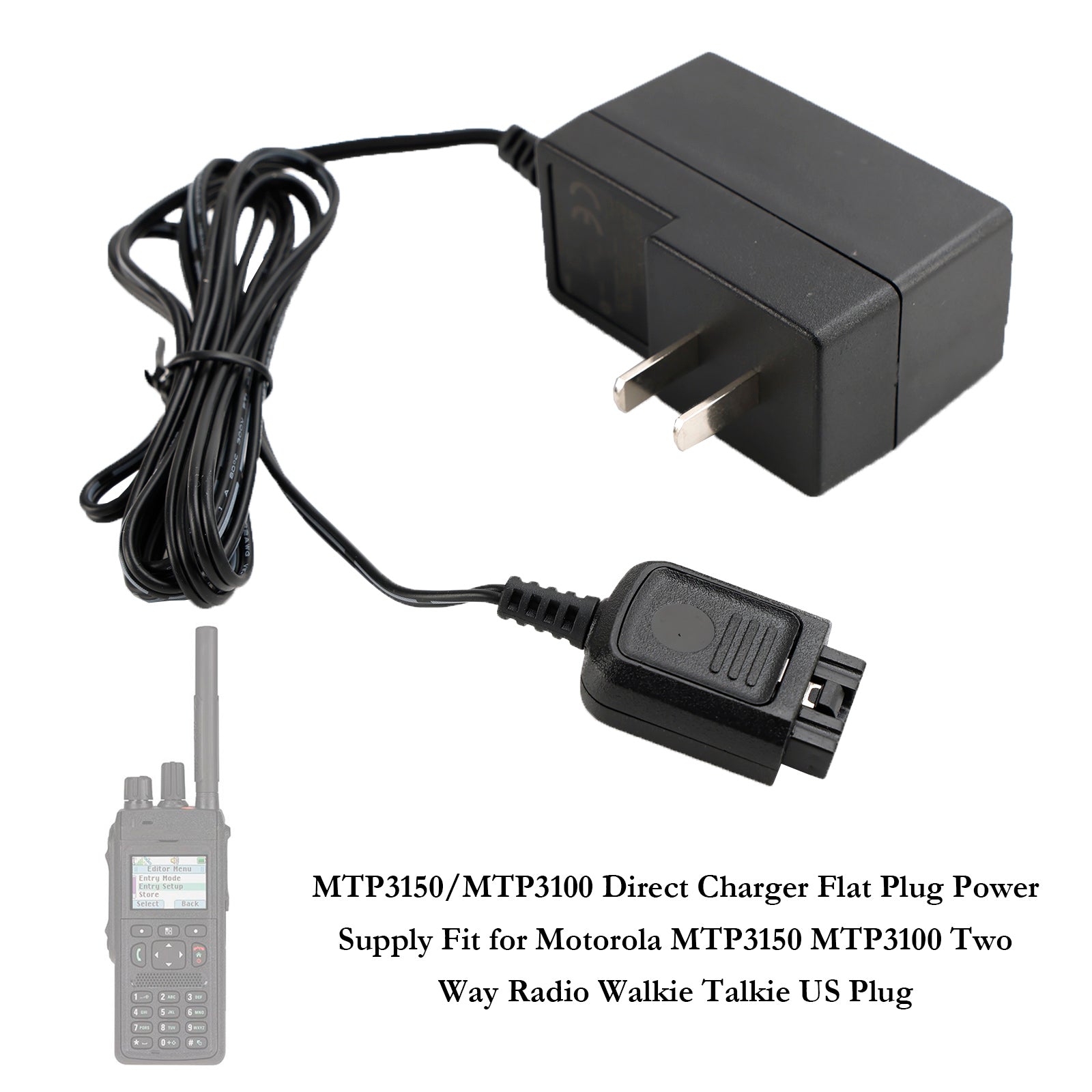 Battery Fast Rapid Dock Charger For MTP3150 MTP3100 Radio Walkie Talkie Us Plug