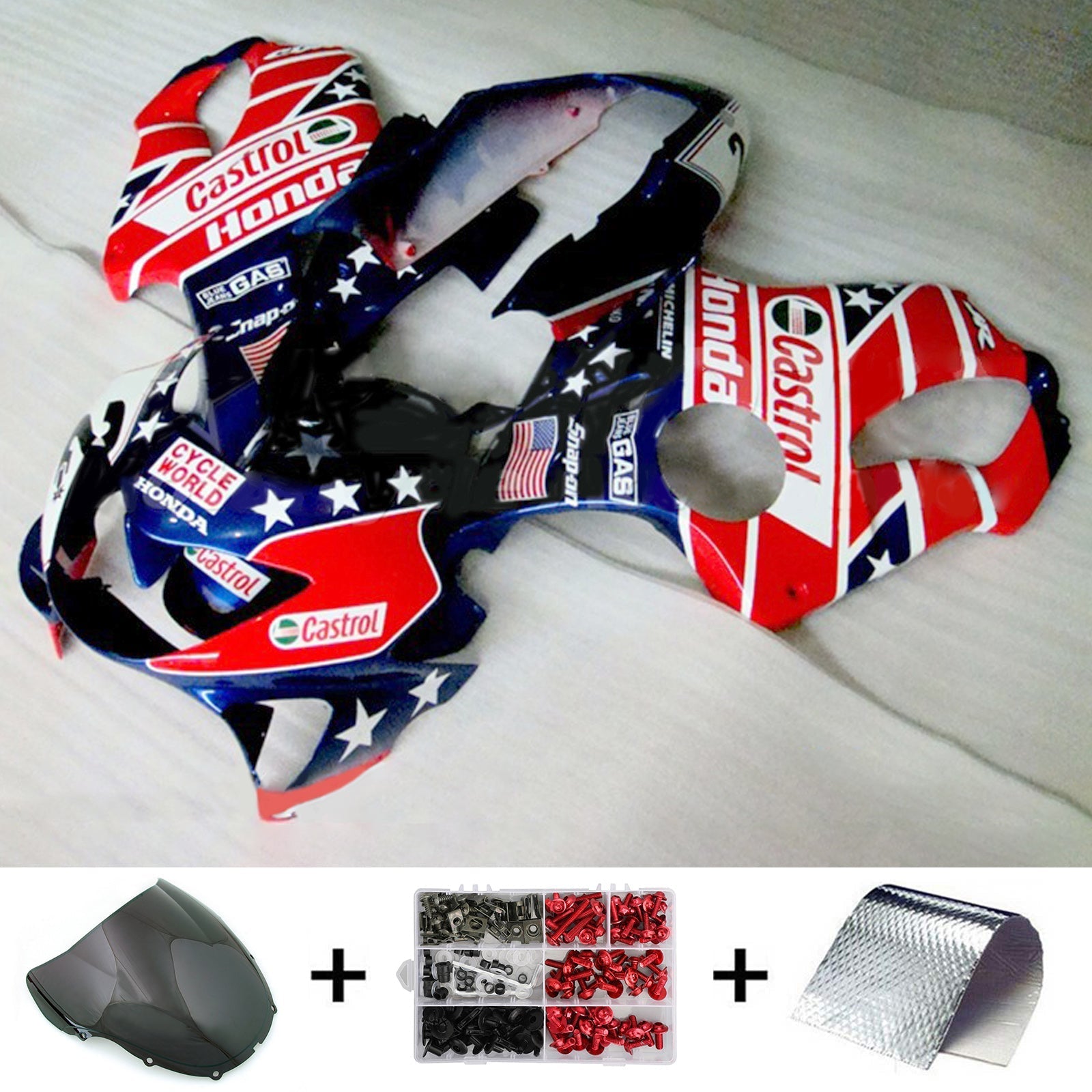 Honda CBR600 F4 1999-2000 Kit Carenado Carrocería Plástico ABS