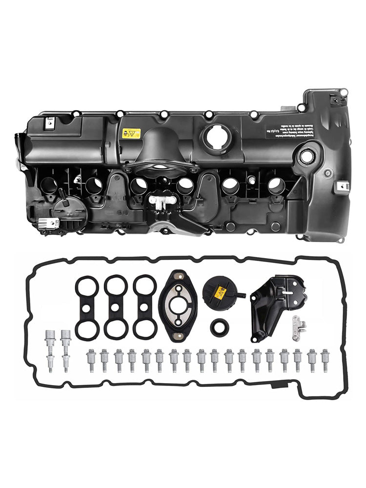 11127552281 URO011833 264-935 Valve Cover w/ Gasket Bolts BMW 528xi 2008 L6 3.0L