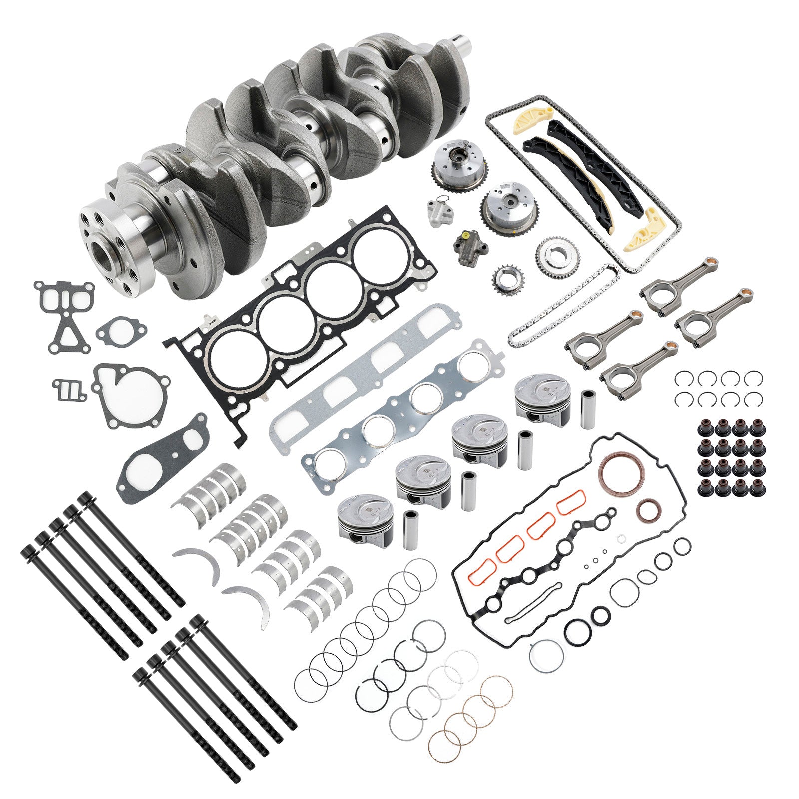 2013–2015 Hyundai Elantra (UD) Tucson/ix35 (LM) G4KH 2.0T Engine Rebuild Kit w/ Crankshaft Con Rods Timing Kit