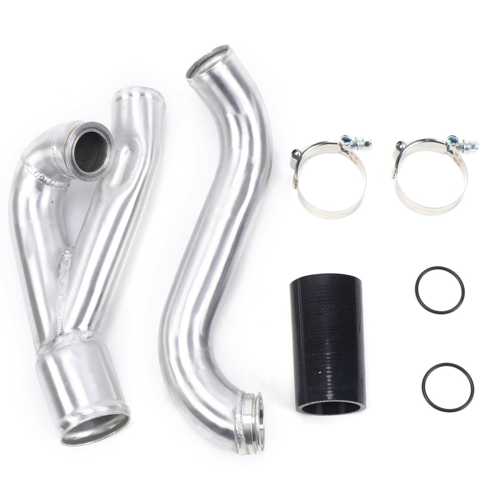 Turbo Outlet Charge Pipe Upgrade Kit For 07-13 BMW 335i 335is N54 Aluminum