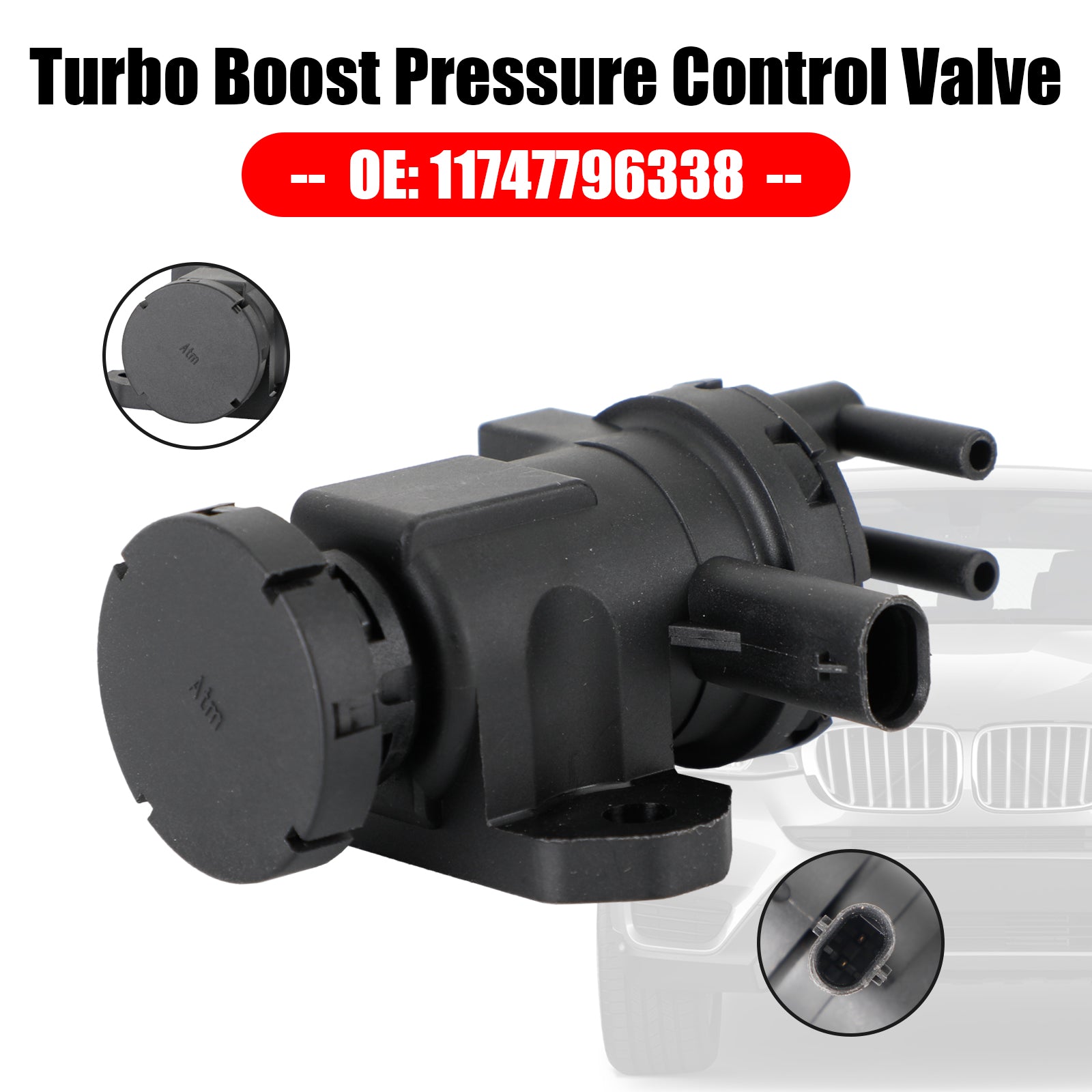 Turbo Boost Pressure Control Valve for BMW 1 3 5 6 7 X3 X5 X6 11747796338