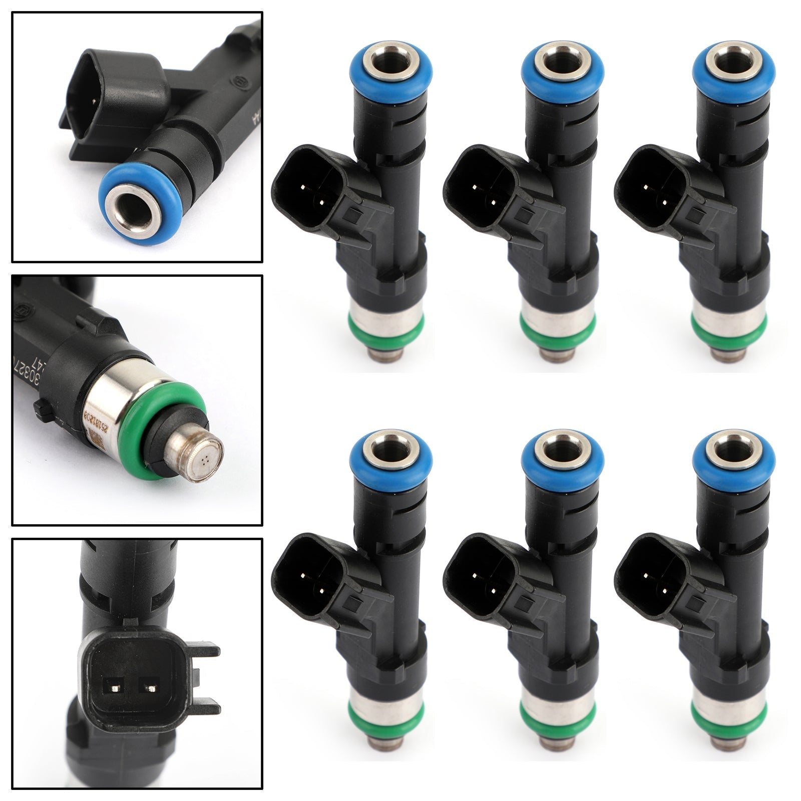 Set(6) Fuel Injectors For Mitsubishi 3.7L Vehicles 0280158020 Generic