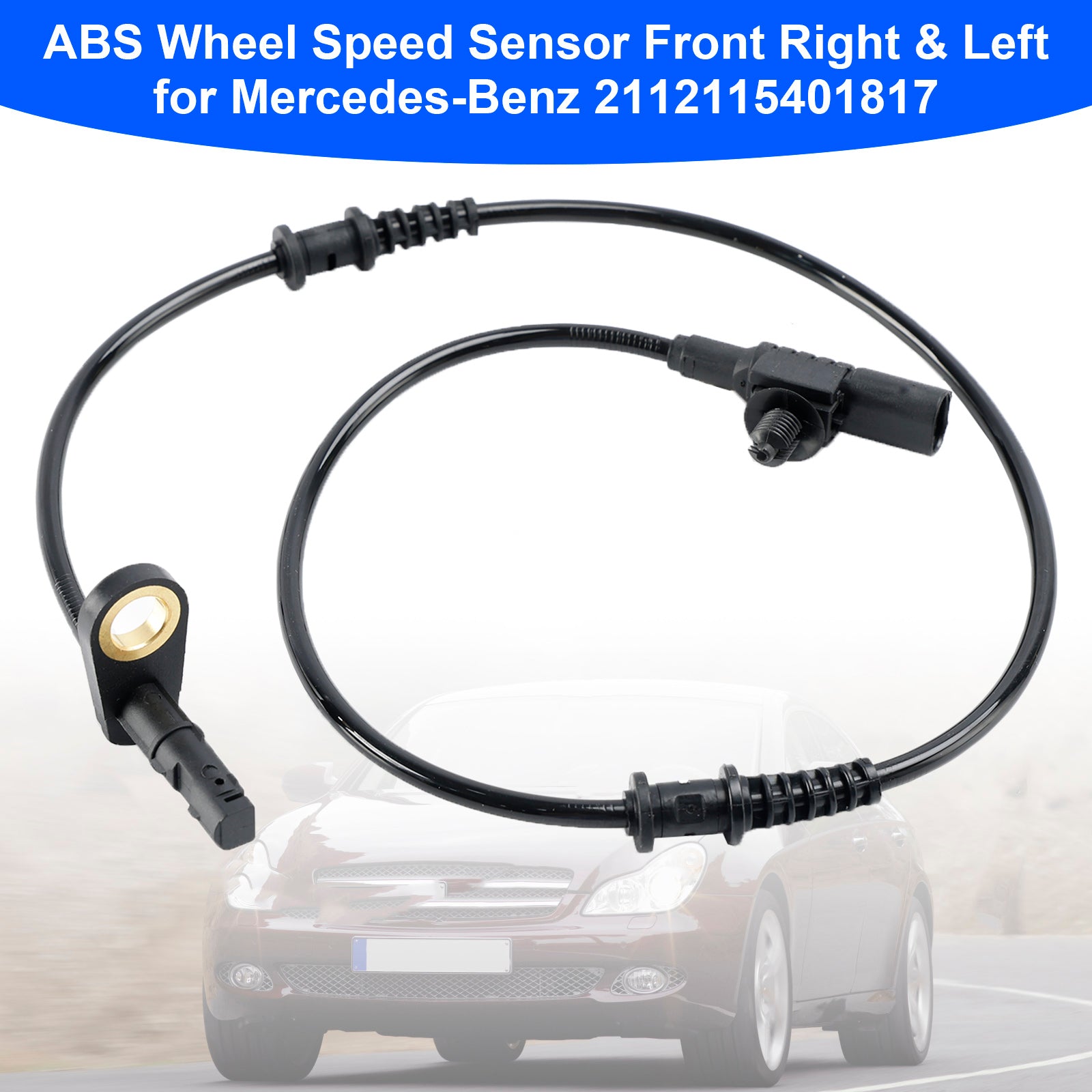 ABS Wheel Speed Sensor Front Right & Left for Mercedes-Benz 2112115401817