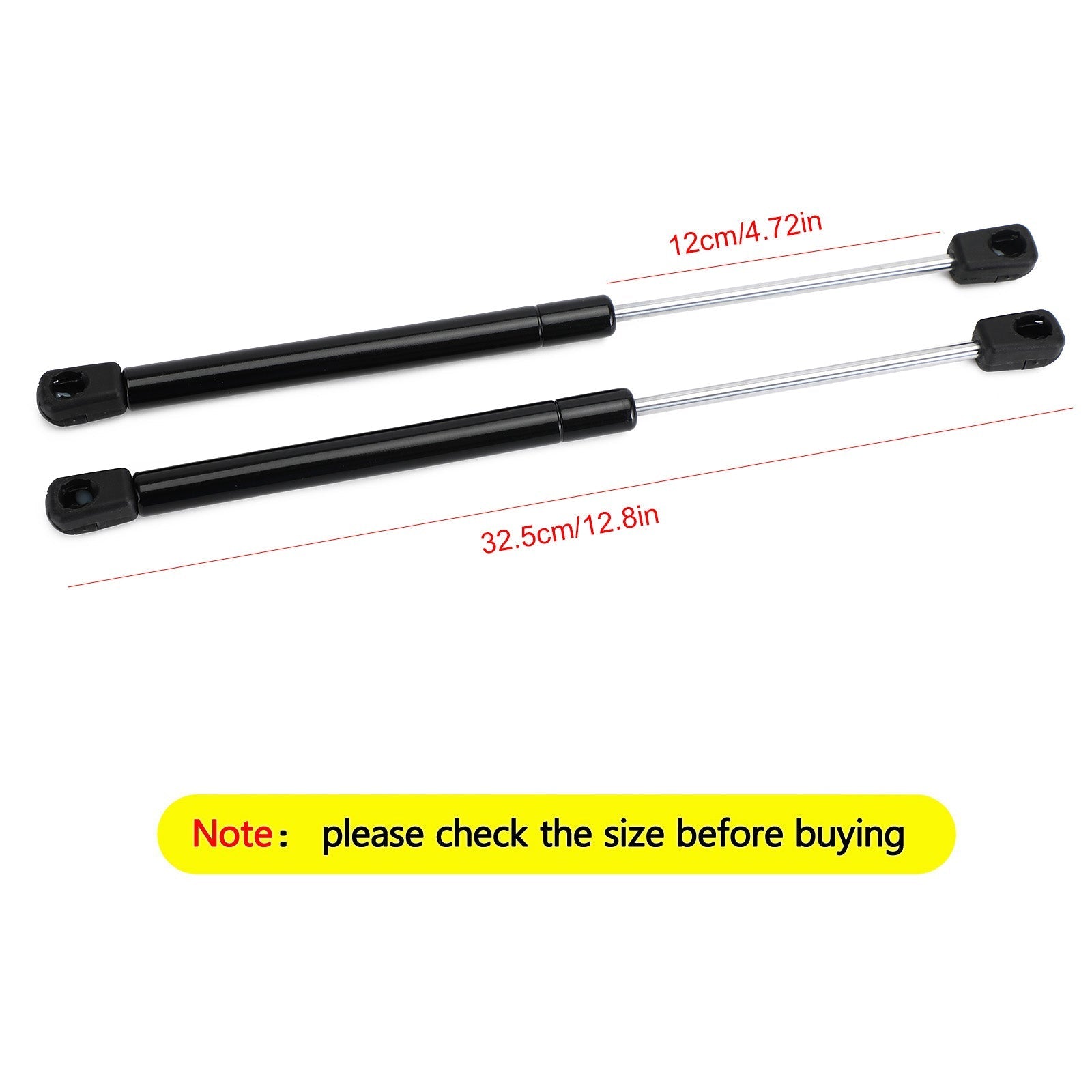 2PCS Gas Struts suit ARB Canopy REAR window 160N 1921VR Fit Toyota Hilux