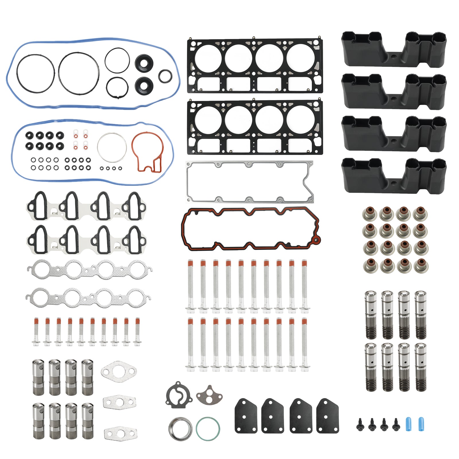 AFM Lifter Replacement Kit Head Gasket Set Head Bolts Lifters Guides for GM 5.3