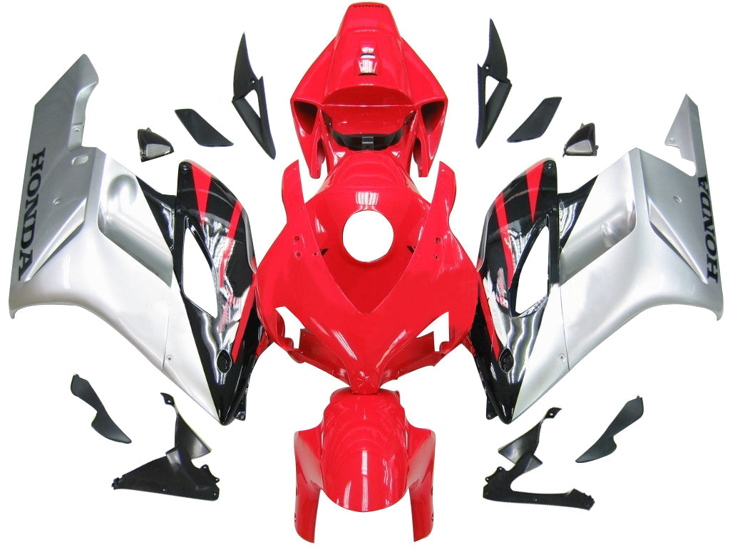 Carenados 2004-2005 Honda CBR 1000 RR Rojo Plata Negro CBR Genérico