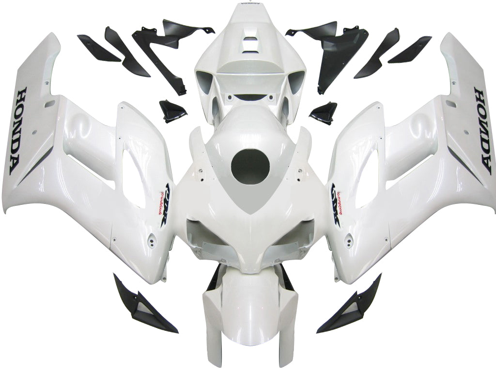 Carenados 2004-2005 Honda CBR 1000 RR Blanco Metálico Plata CBR Genérico