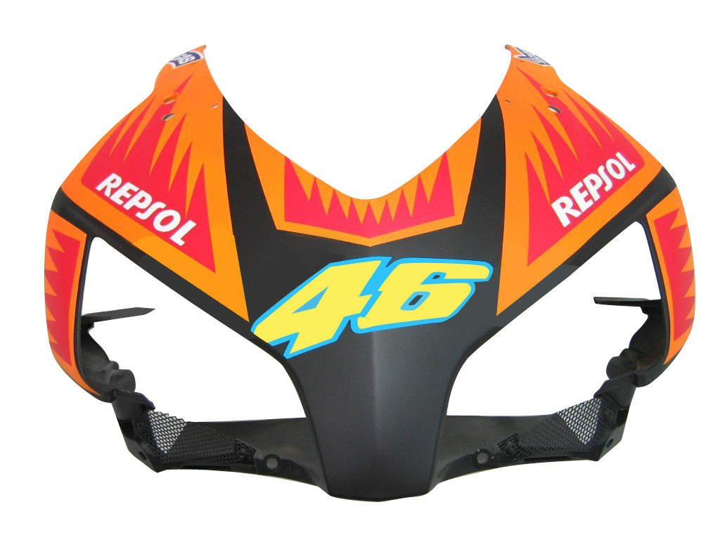 Carenados 2004-2005 Honda CBR 1000 RR Negro Naranja Valentino Rossi Genérico