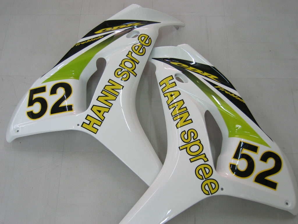 Carenados 2006-2007 Honda CBR 1000 RR Blanco No.52 Hannspree Genérico