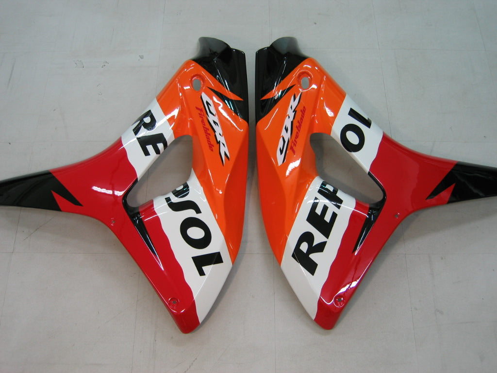 Carenados 2006-2007 Honda CBR 1000 RR Negro Naranja Repsol Genérico