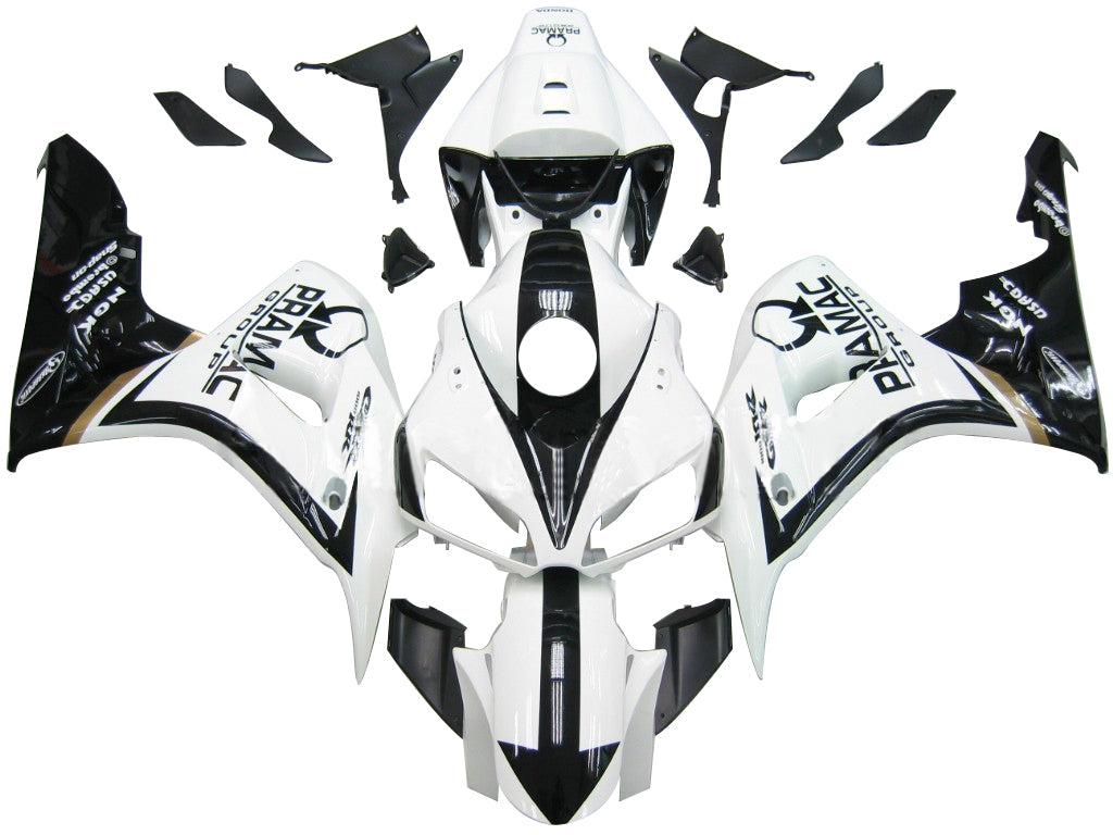 Carenados 2006-2007 Honda CBR 1000 RR blanco y negro CBR genérico