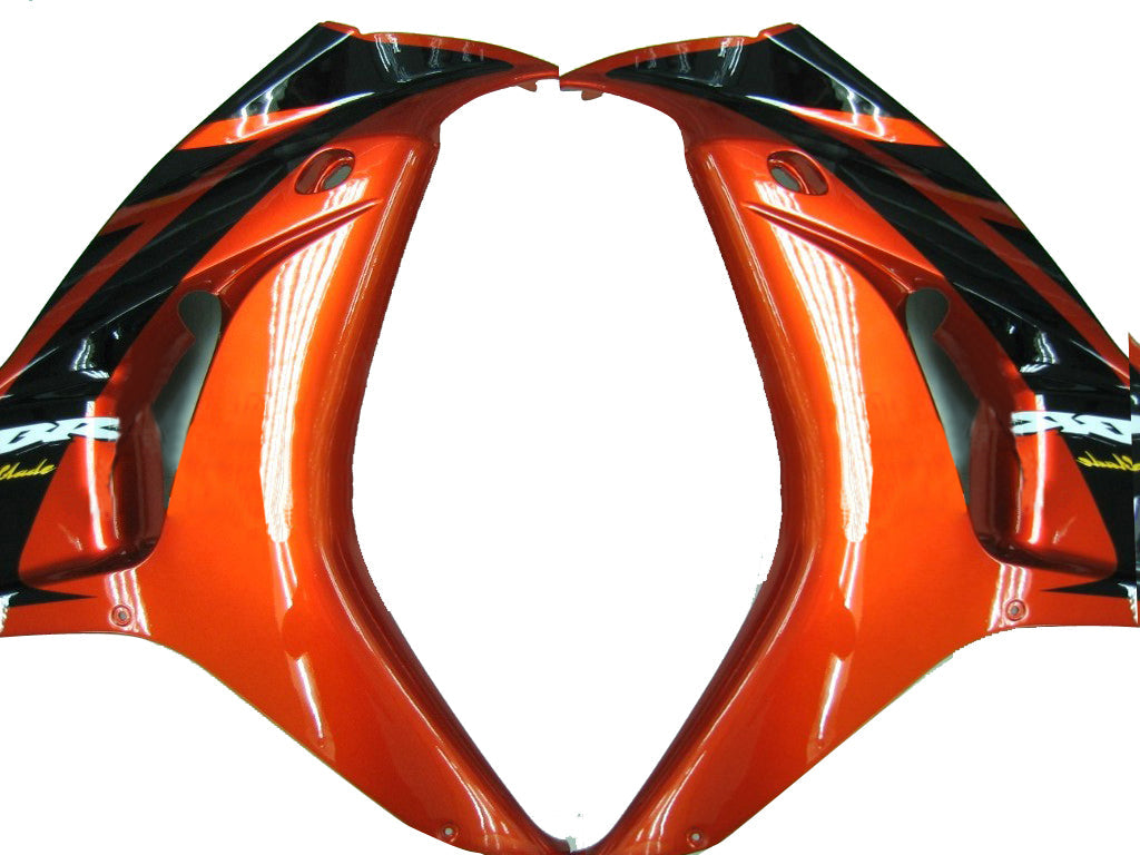 Carenados Honda CBR 1000 RR 2006-2007 naranja metálico y negro CBR genérico