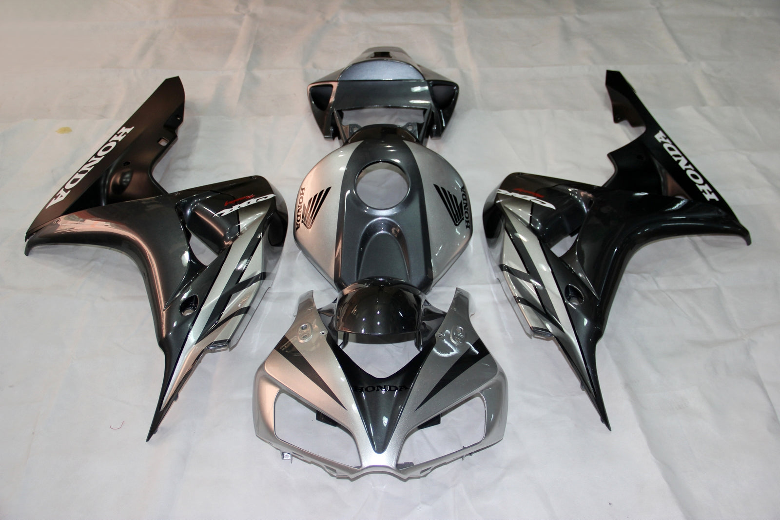 Carenados 2006-2007 Honda CBR 1000 RR Plata Gris Metálico CBR Genérico